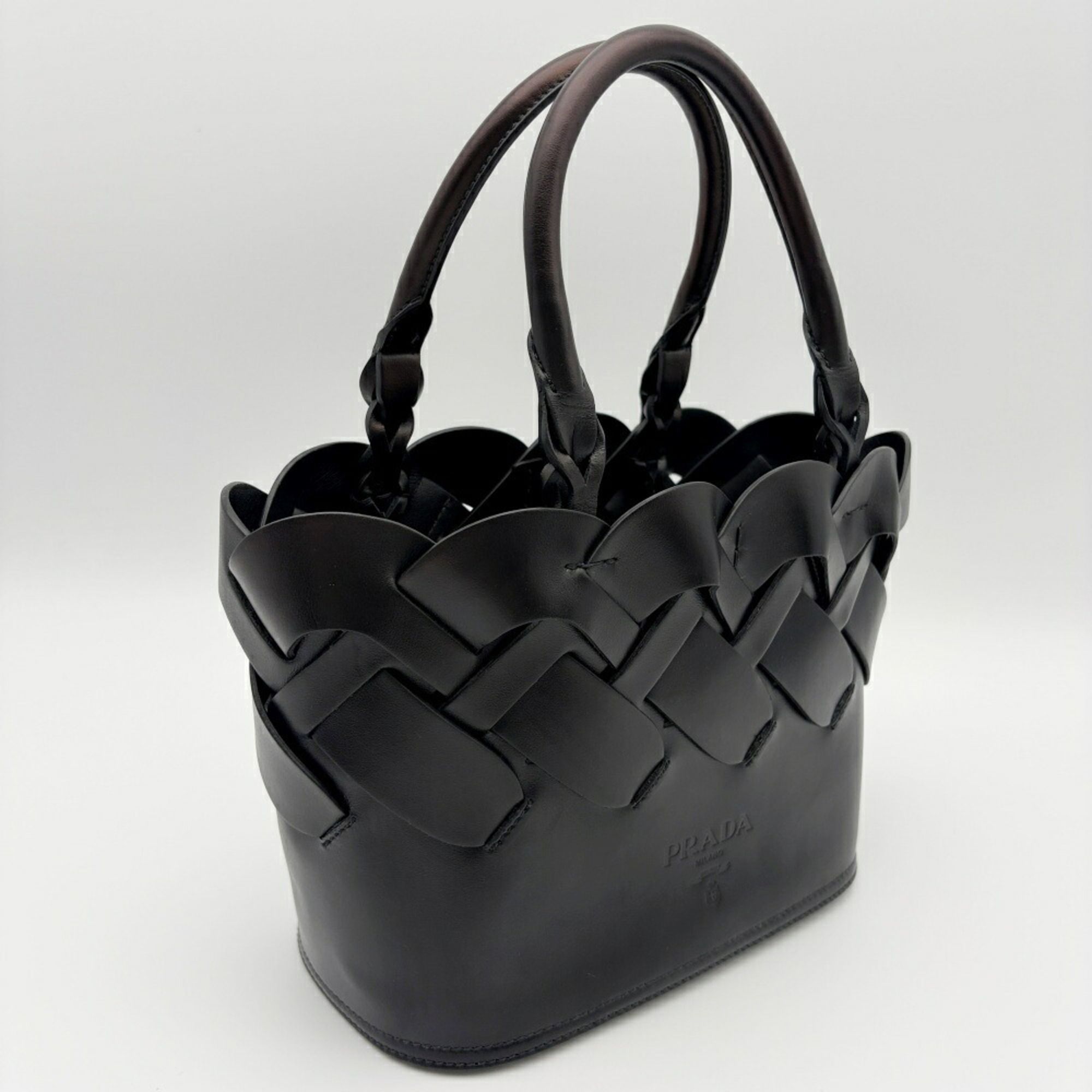 Leather Tote Bag (Pre-Owned) - Prada - Modalova