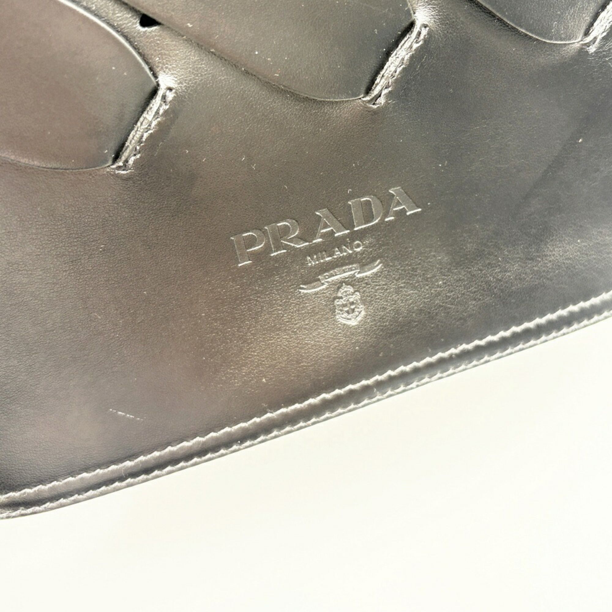 Leather Tote Bag (Pre-Owned) - Prada - Modalova