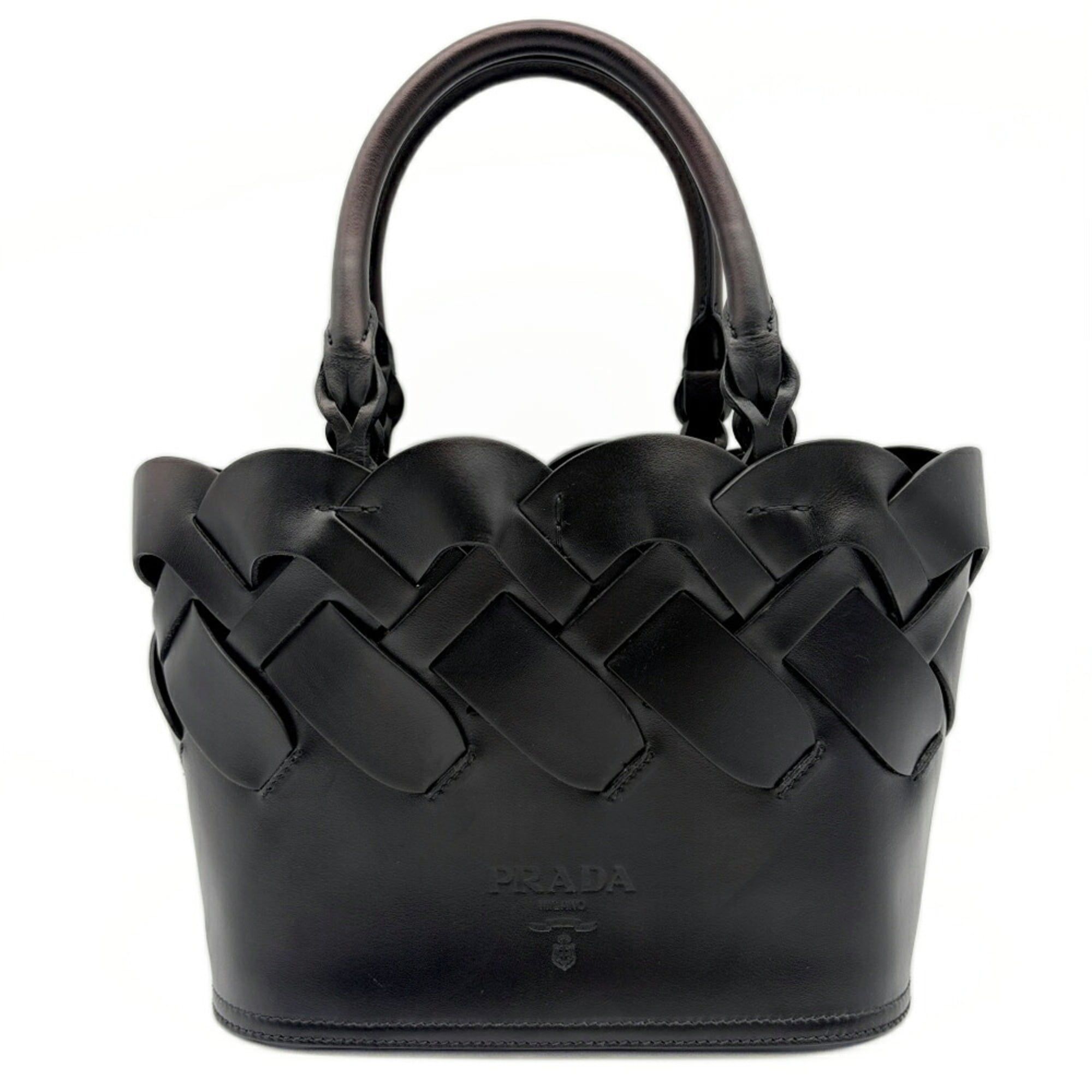 Leather Tote Bag (Pre-Owned) - Prada - Modalova