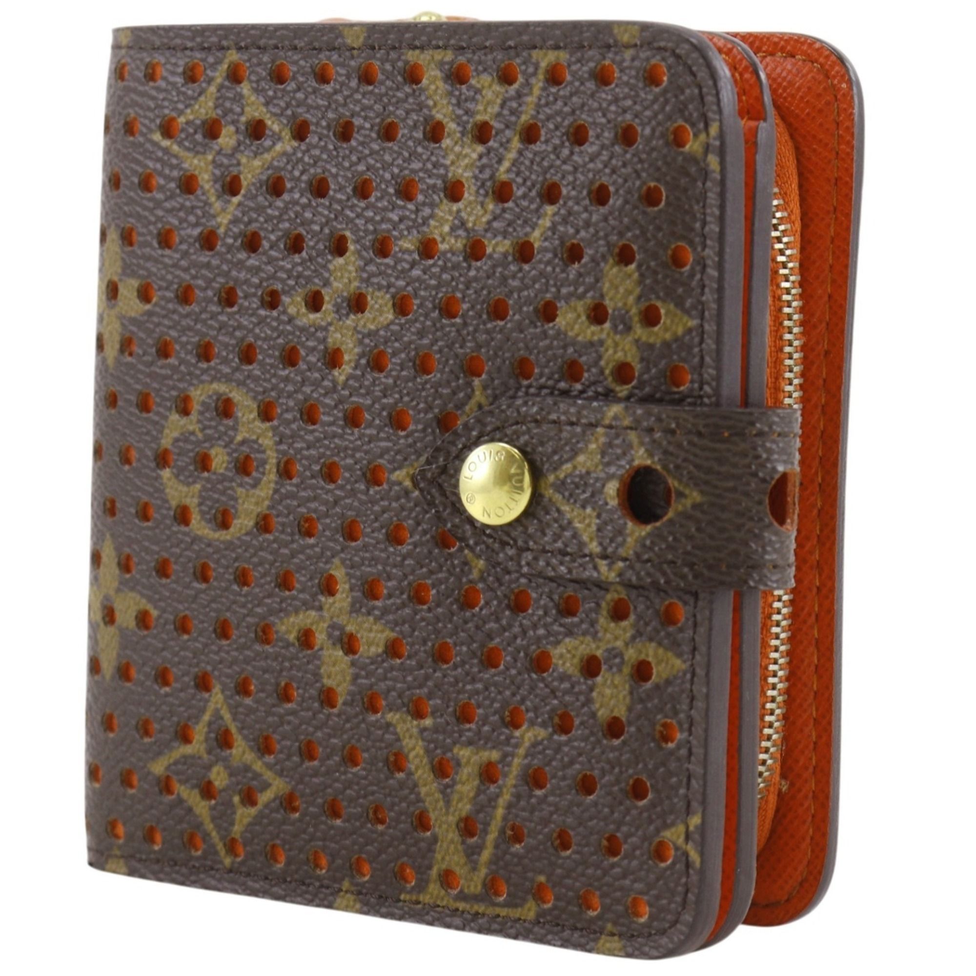 Canvas Perforated Wallet (Bi-Fold) (Pre-Owned) - Louis Vuitton - Modalova
