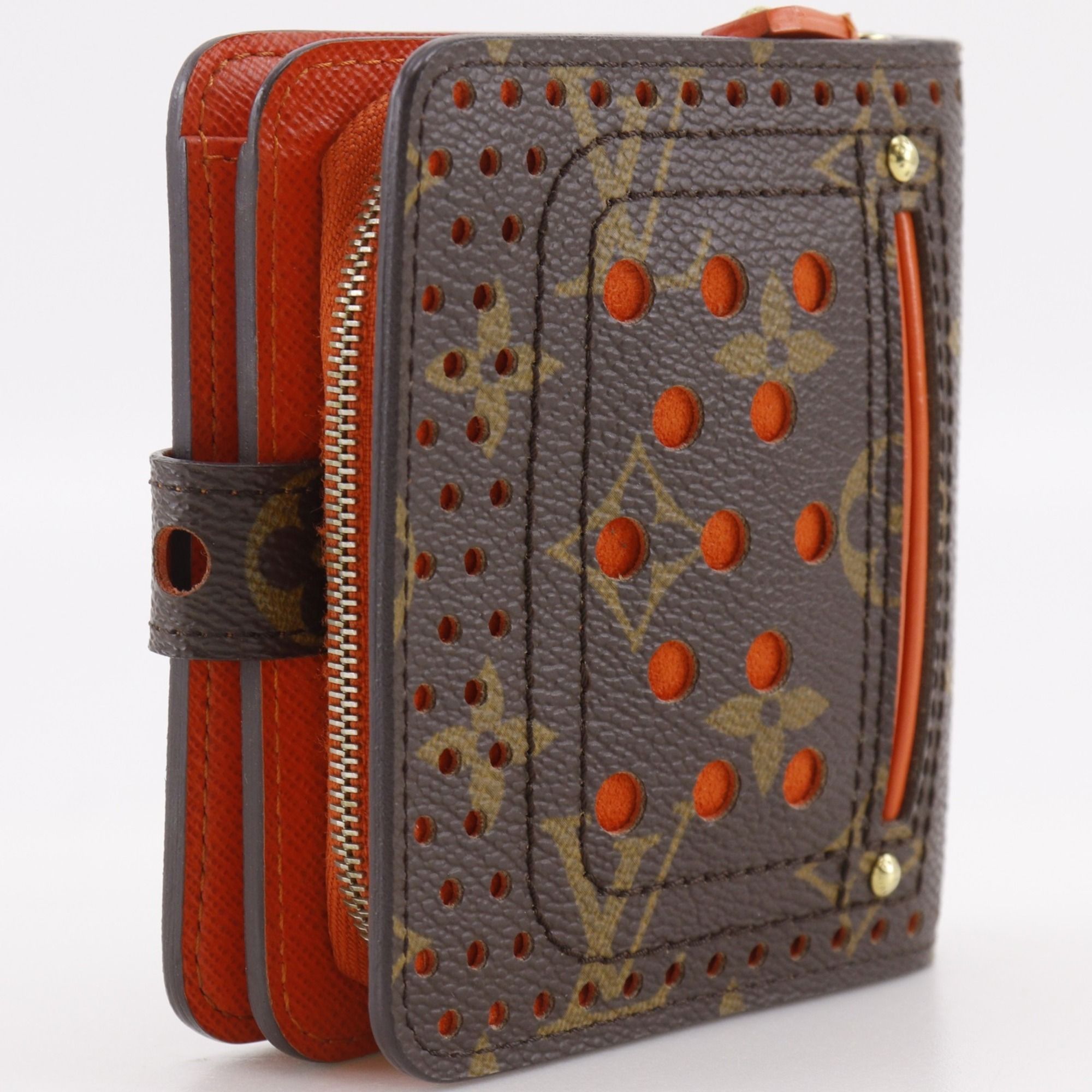 Canvas Perforated Wallet (Bi-Fold) (Pre-Owned) - Louis Vuitton - Modalova