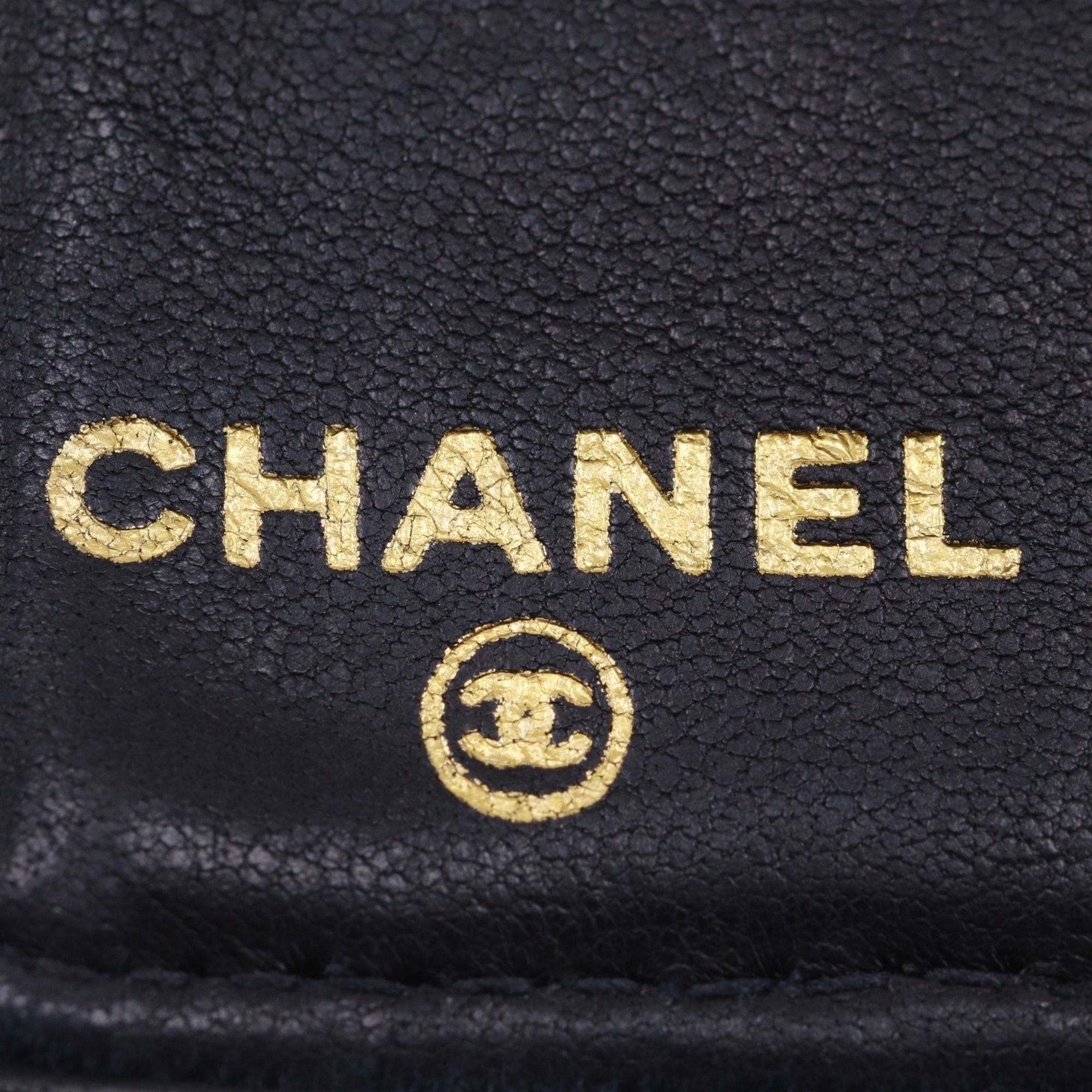 Grained Calfskin Long Wallet (Bi-Fold) (Pre-Owned) - Chanel - Modalova