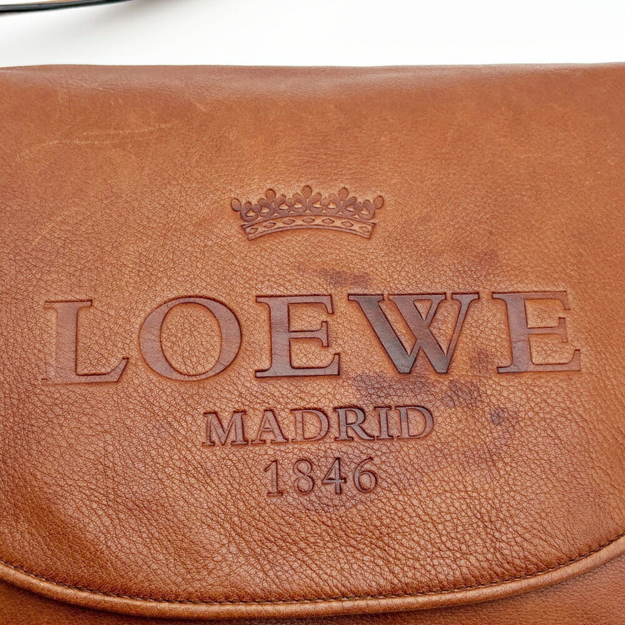 Leather Shoulder Bag (Pre-Owned) - Loewe - Modalova