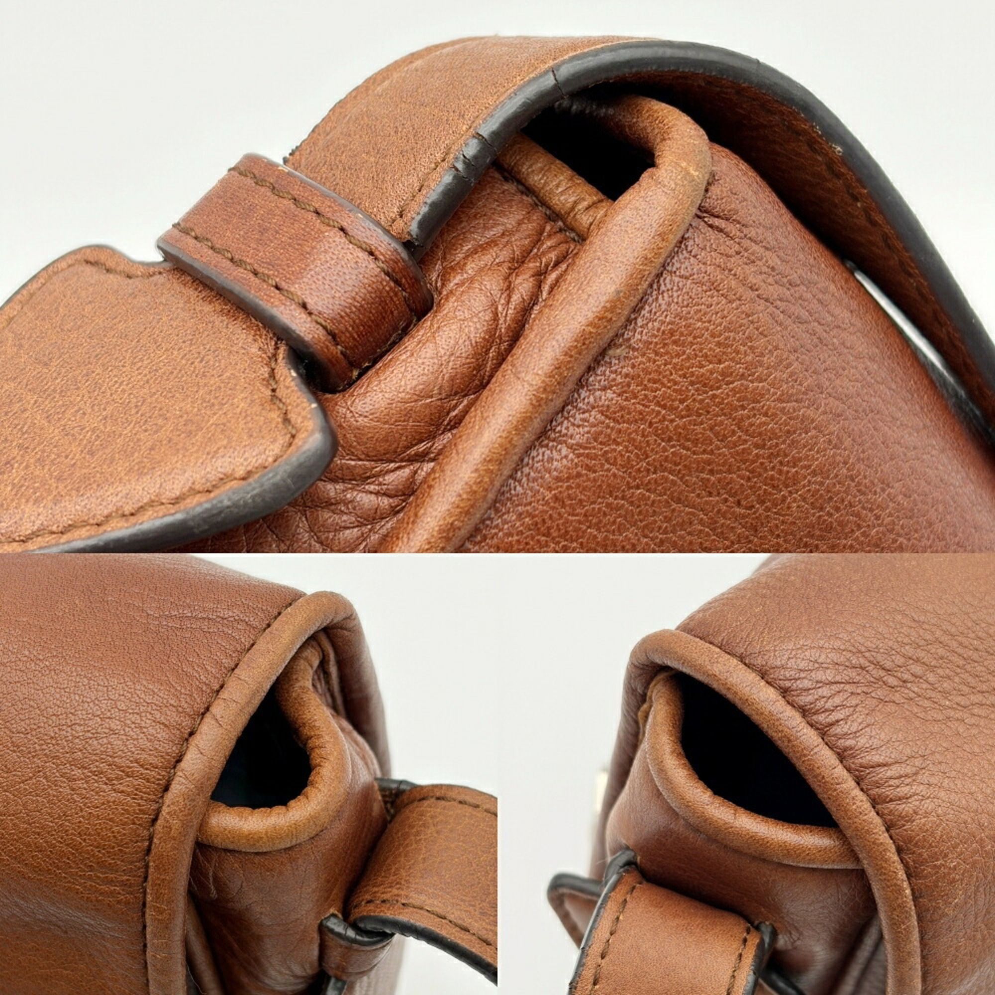 Leather Shoulder Bag (Pre-Owned) - Loewe - Modalova