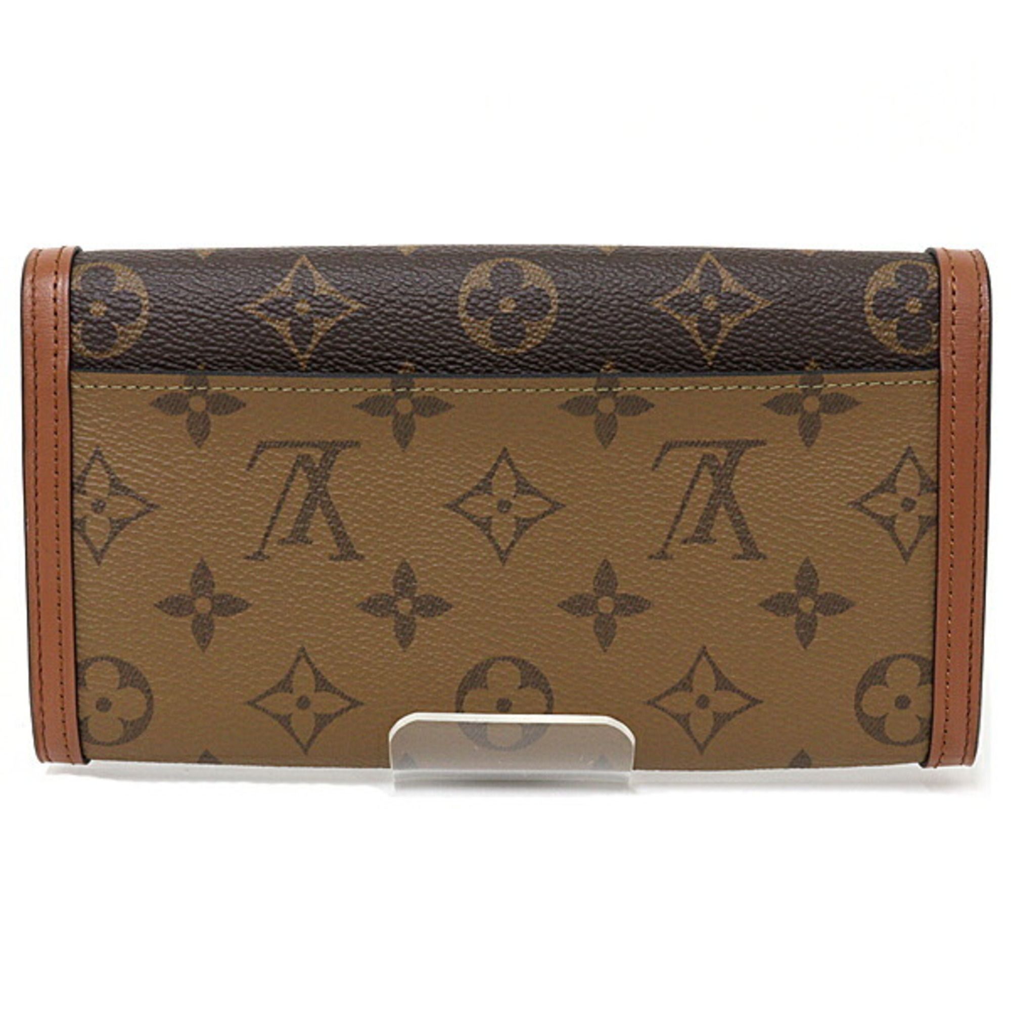 Light Monogram Monogram Reverse Leather Long Wallet (Bi-Fold) (Pre-Owned) - Louis Vuitton - Modalova