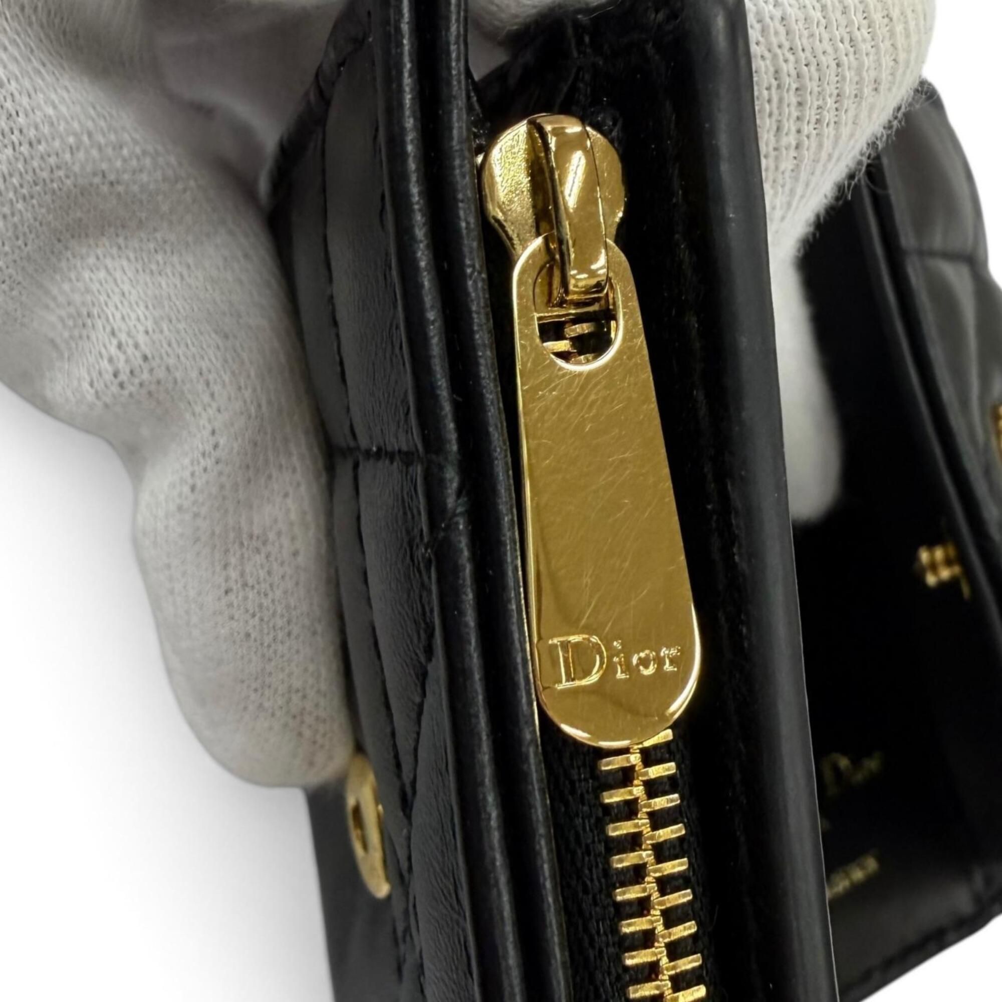 Leather Wallet (Tri-Fold) (Pre-Owned) - Christian Dior - Modalova