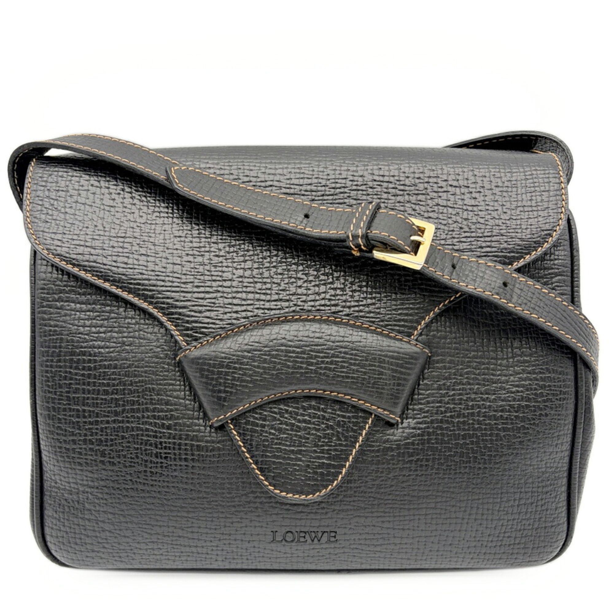 Leather Shoulder Bag (Pre-Owned) - Loewe - Modalova