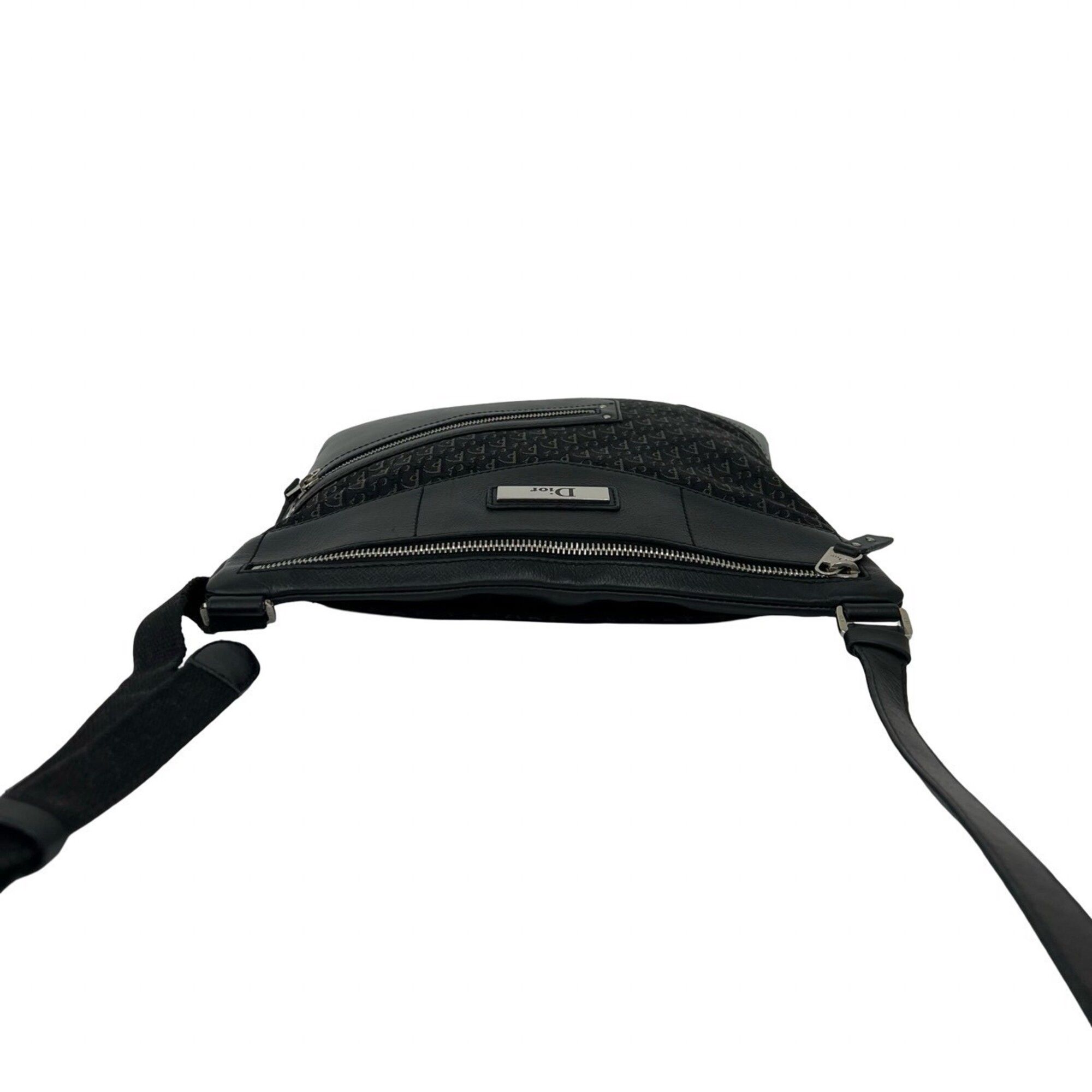 Leather Canvas Shoulder Bag (Pre-Owned) - Christian Dior - Modalova