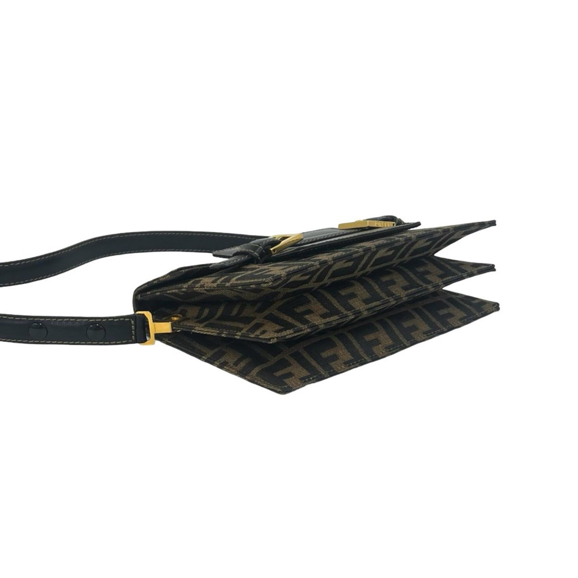 Canvas Leather Shoulder Bag (Pre-Owned) - Fendi - Modalova