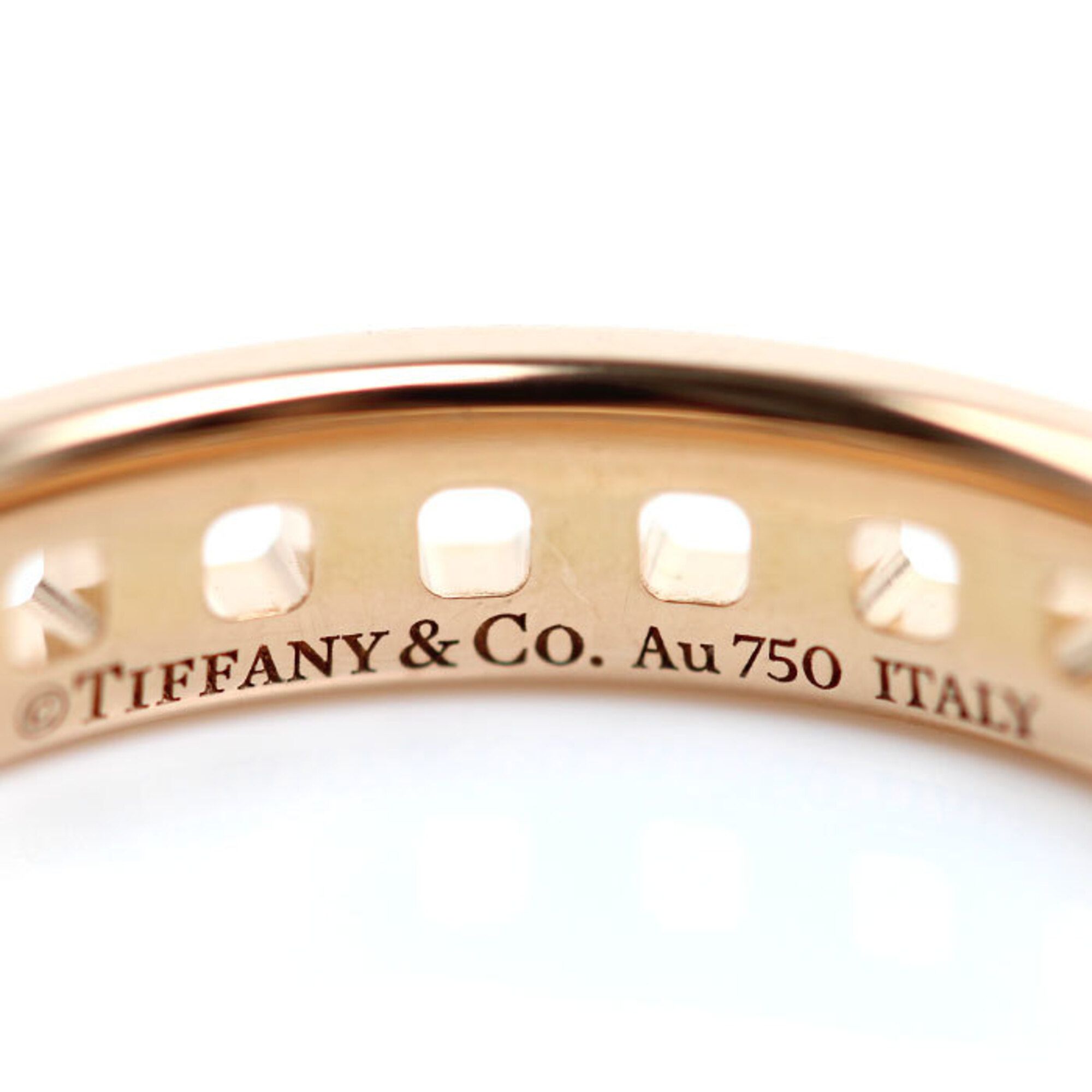 Pink Gold (18K) Band Ring (Pre-Owned) - Tiffany - Modalova