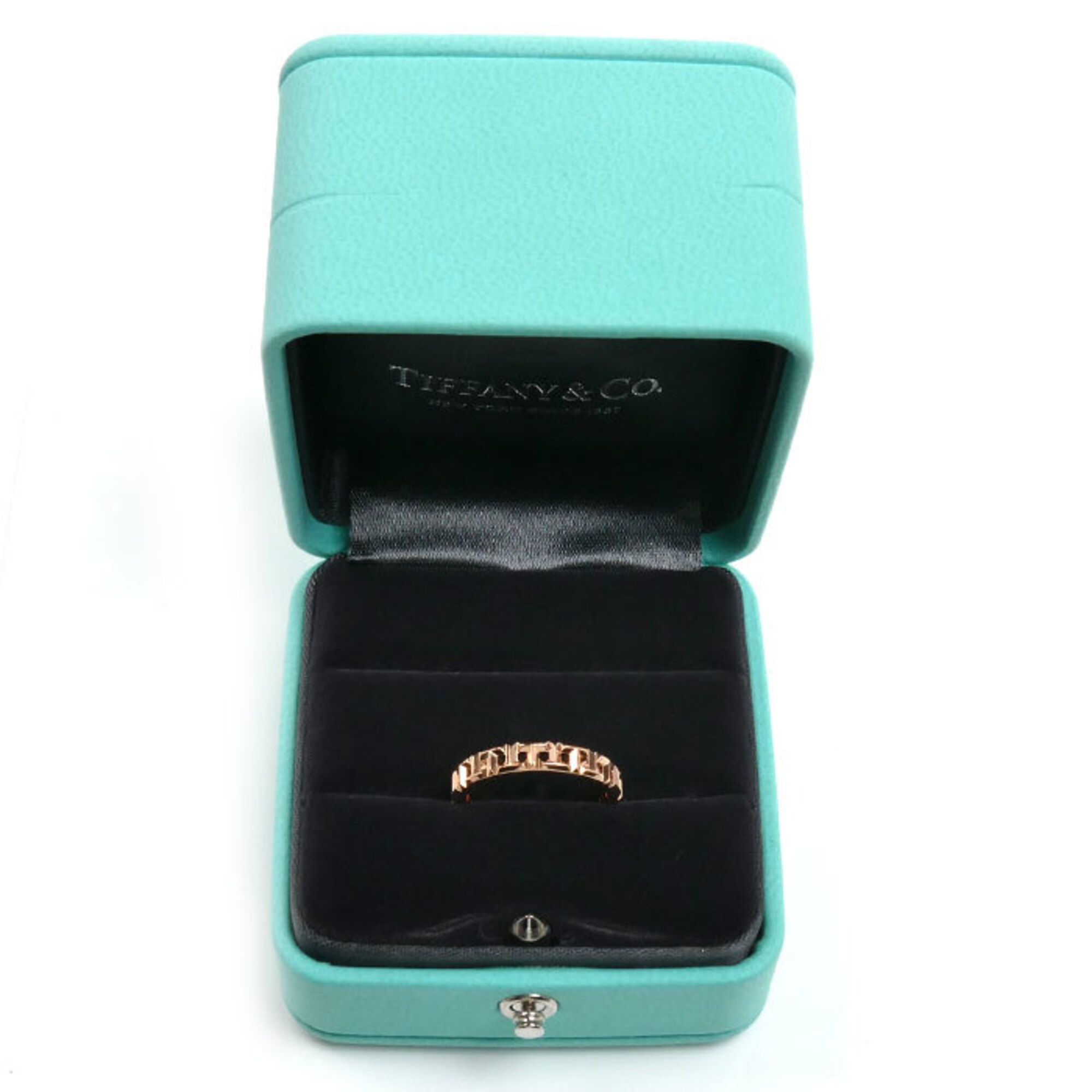 Pink Gold (18K) Band Ring (Pre-Owned) - Tiffany - Modalova