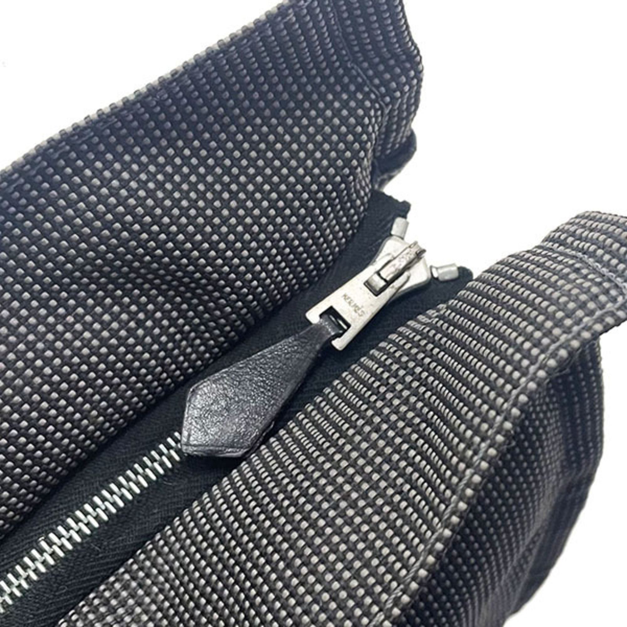 Nylon Canvas Clutch Bag Pouch (Pre-Owned) - Hermes - Modalova