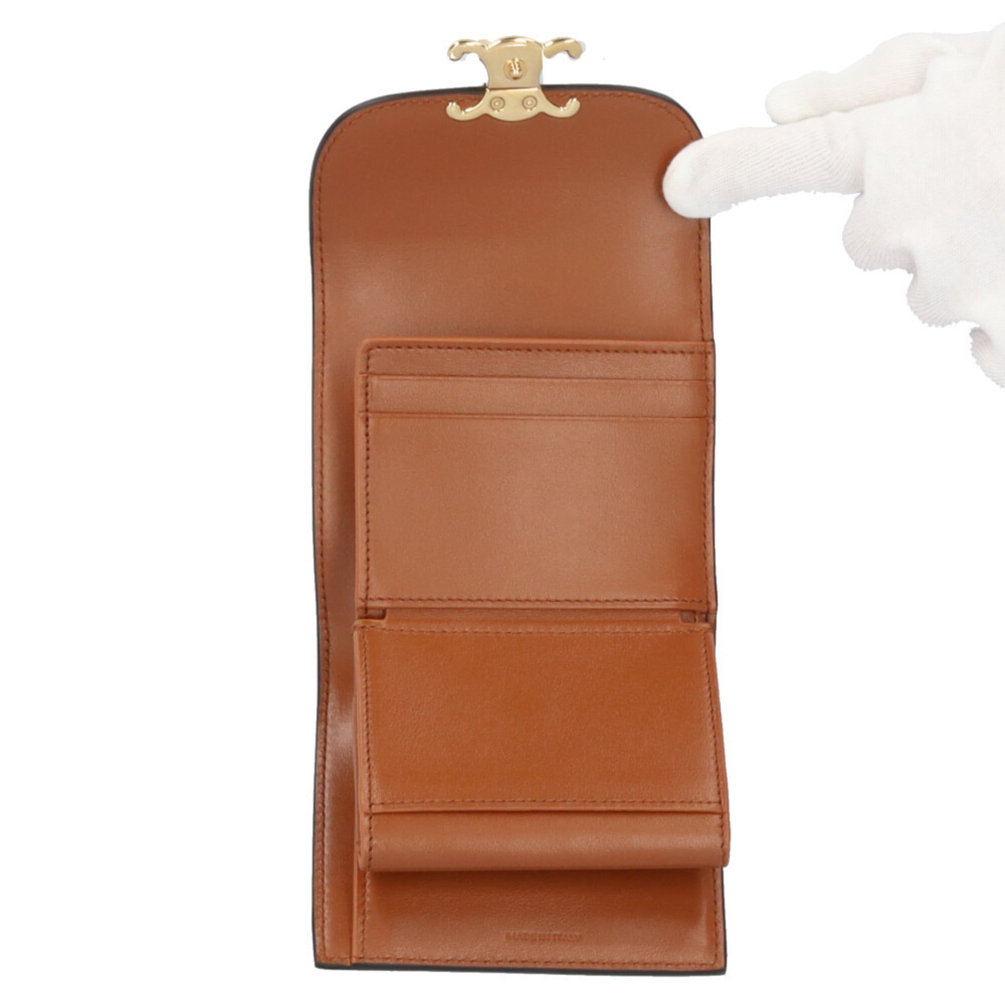 Canvas Leather Wallet (Tri-Fold) (Pre-Owned) - Celine - Modalova