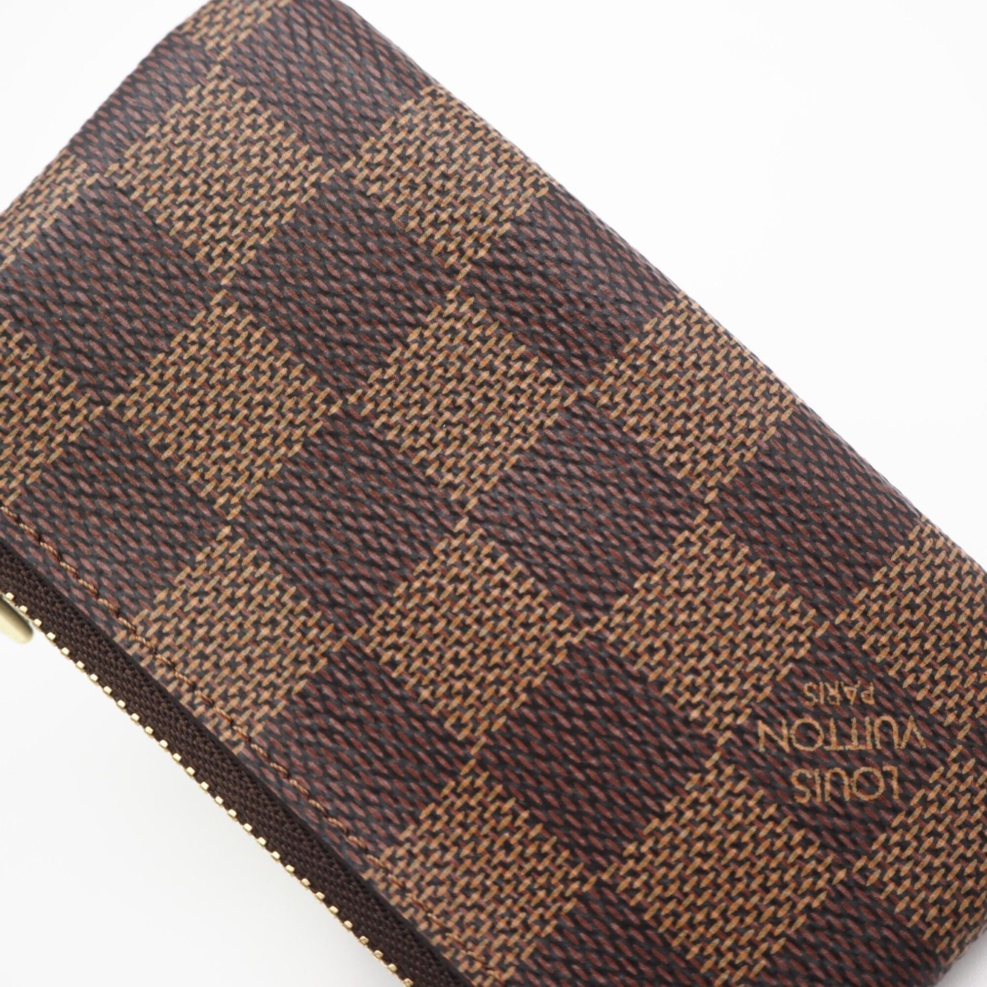 Damier Coated Canvas Leather Pochette (Pre-Owned) - Louis Vuitton - Modalova