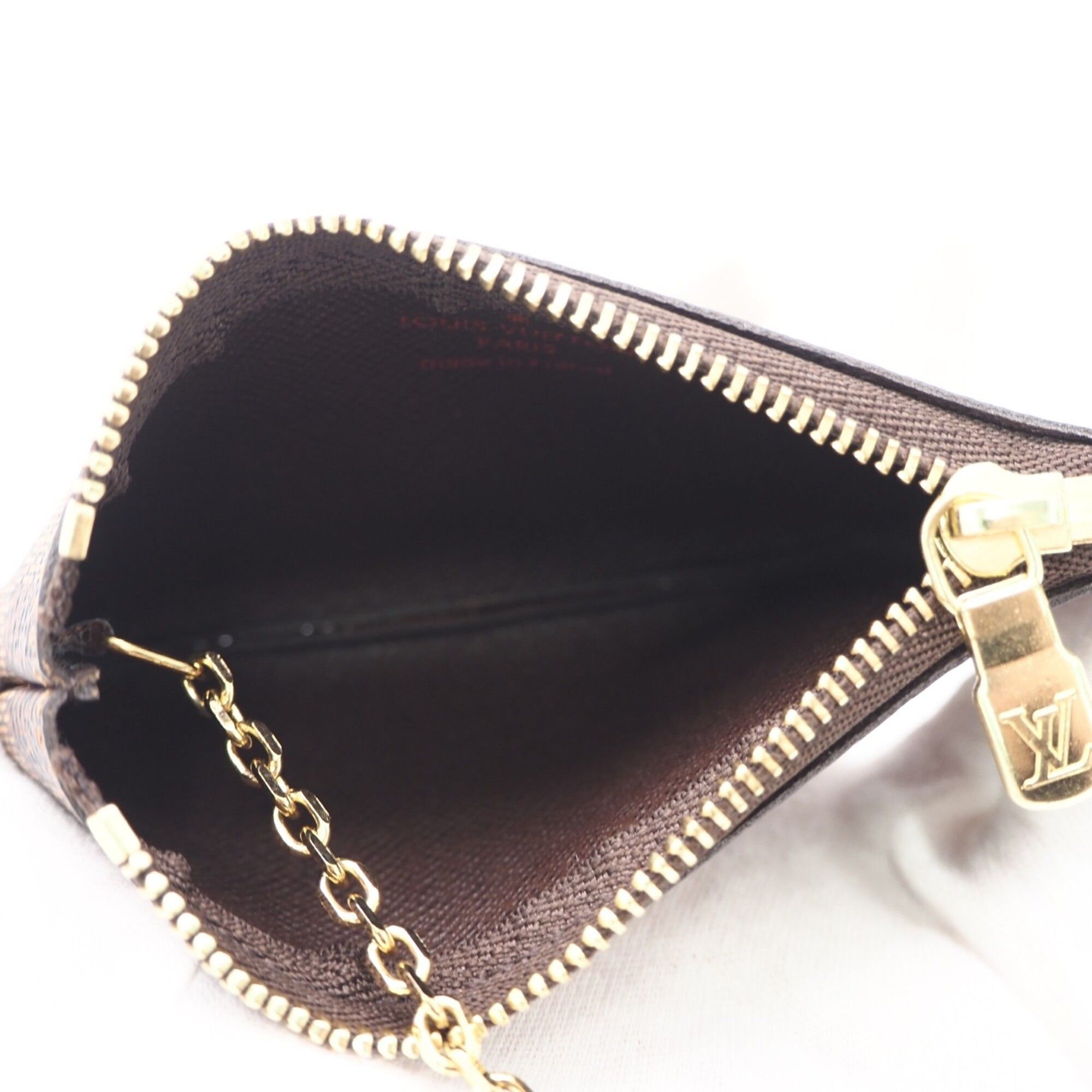 Damier Coated Canvas Leather Pochette (Pre-Owned) - Louis Vuitton - Modalova