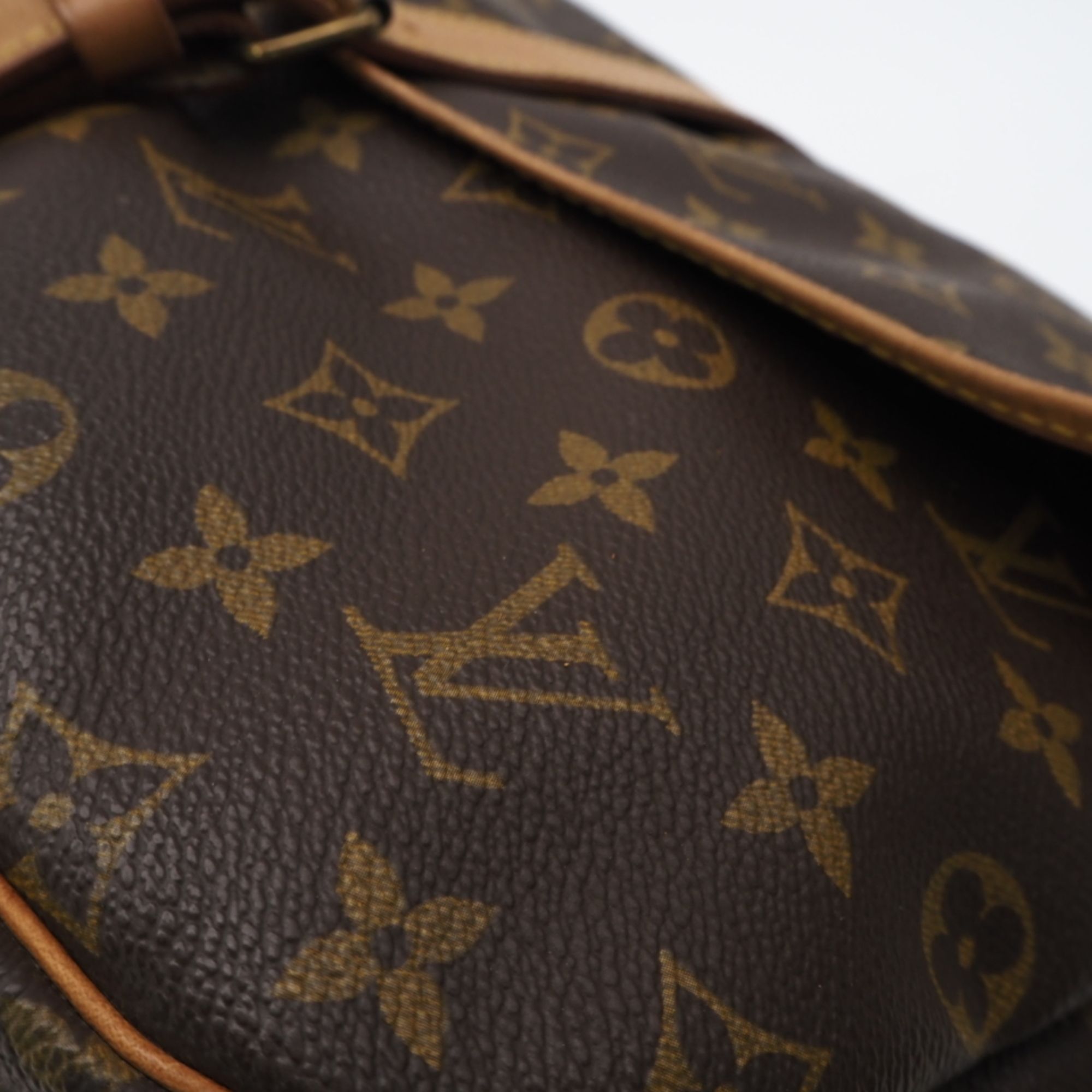 Monogram Coated Canvas Leather Shoulder Bag (Pre-Owned) - Louis Vuitton - Modalova