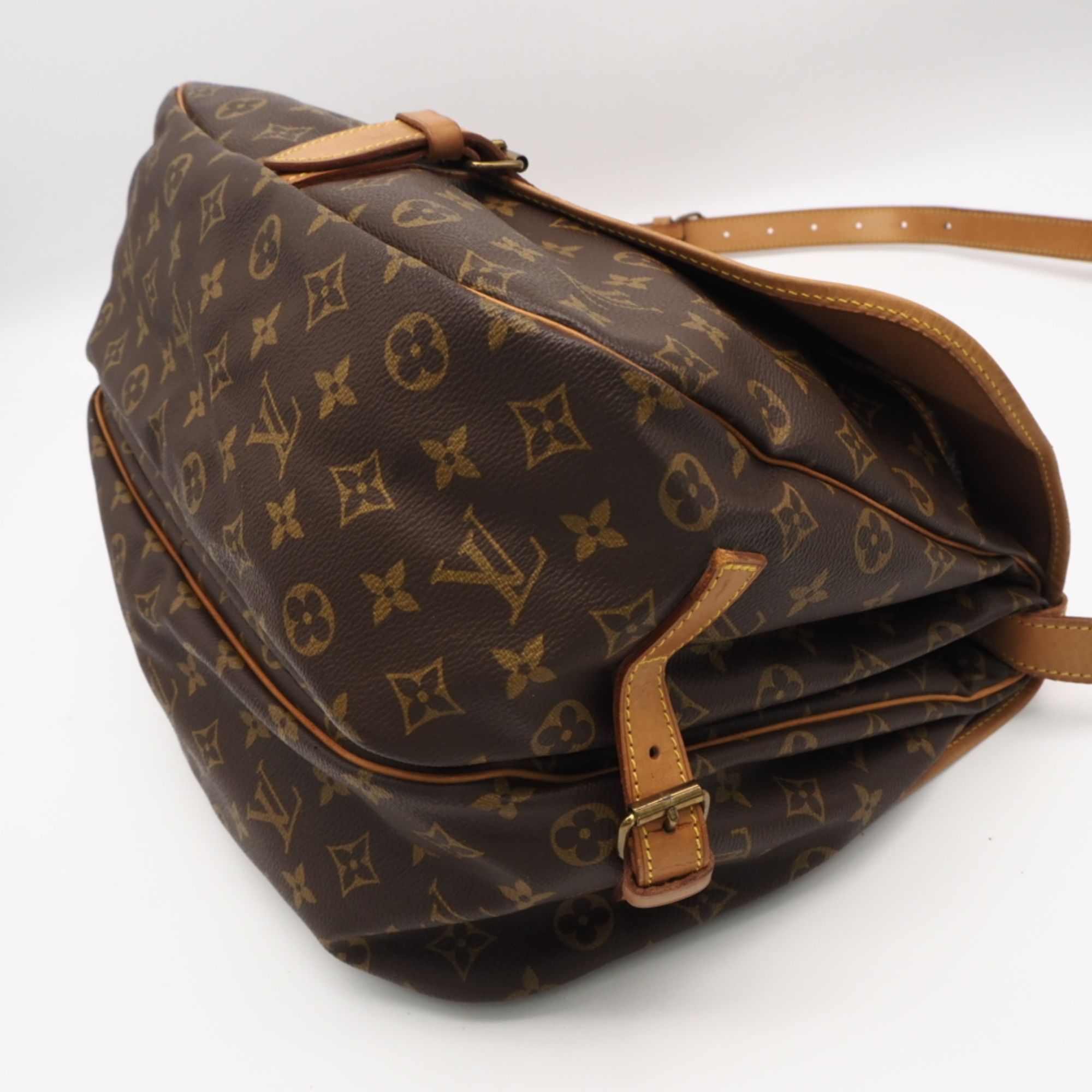 Monogram Coated Canvas Leather Shoulder Bag (Pre-Owned) - Louis Vuitton - Modalova