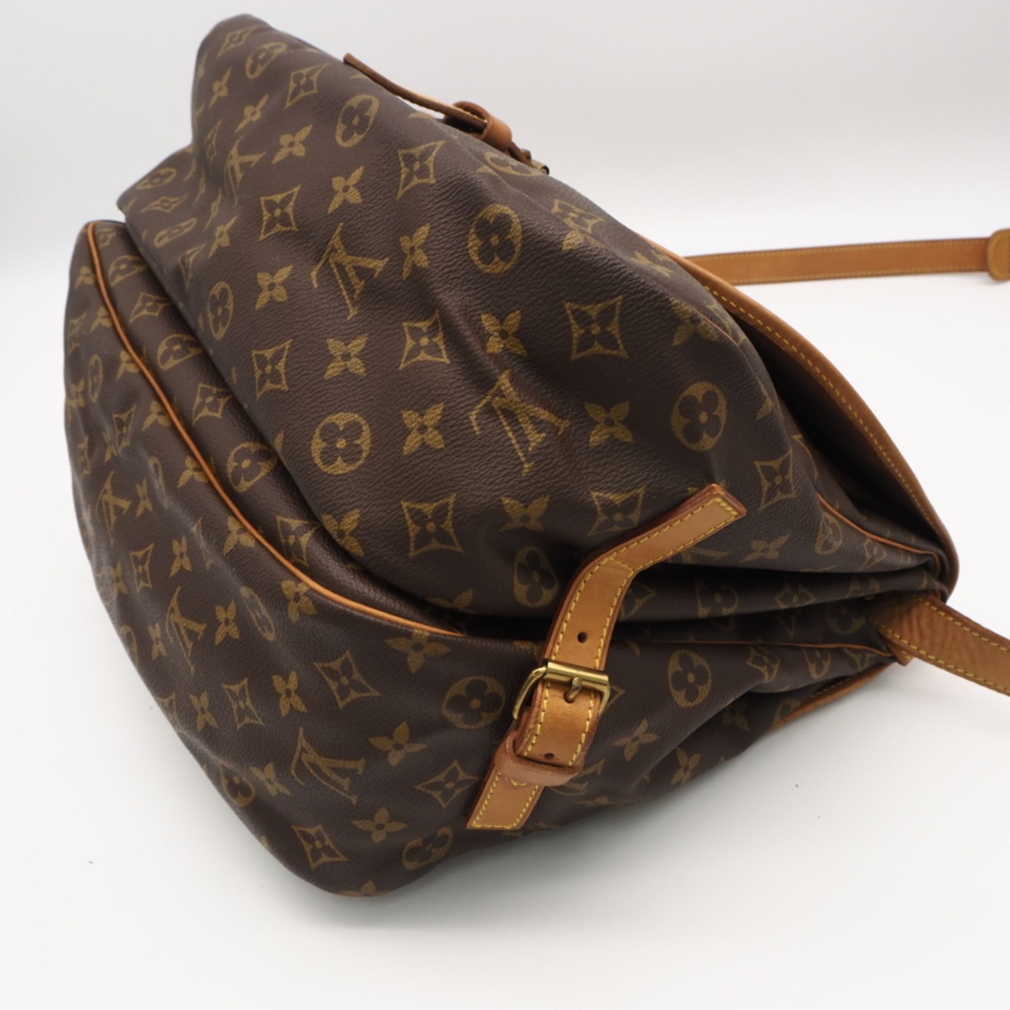 Monogram Coated Canvas Leather Shoulder Bag (Pre-Owned) - Louis Vuitton - Modalova