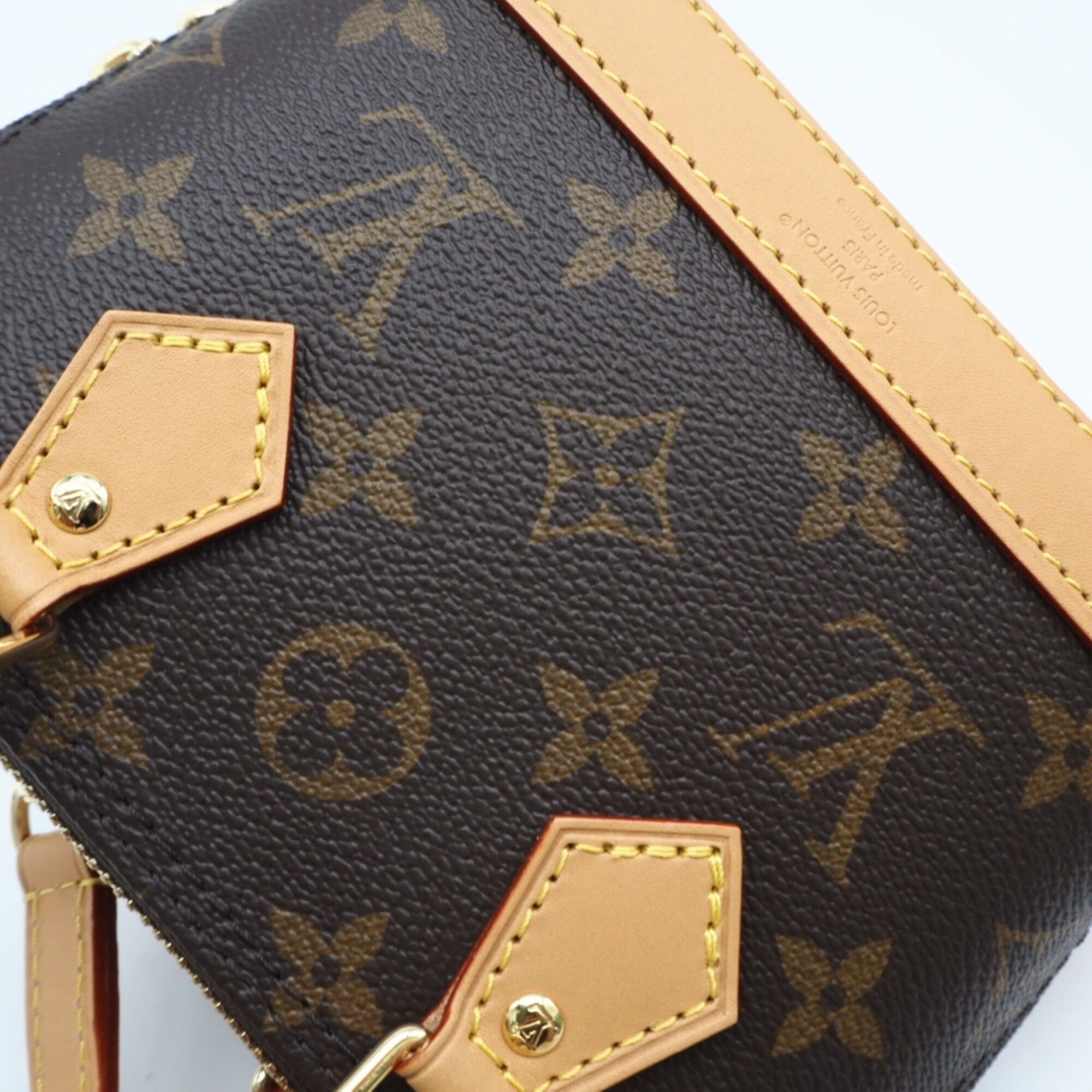 Monogram Coated Canvas Leather Shoulder Bag (Pre-Owned) - Louis Vuitton - Modalova