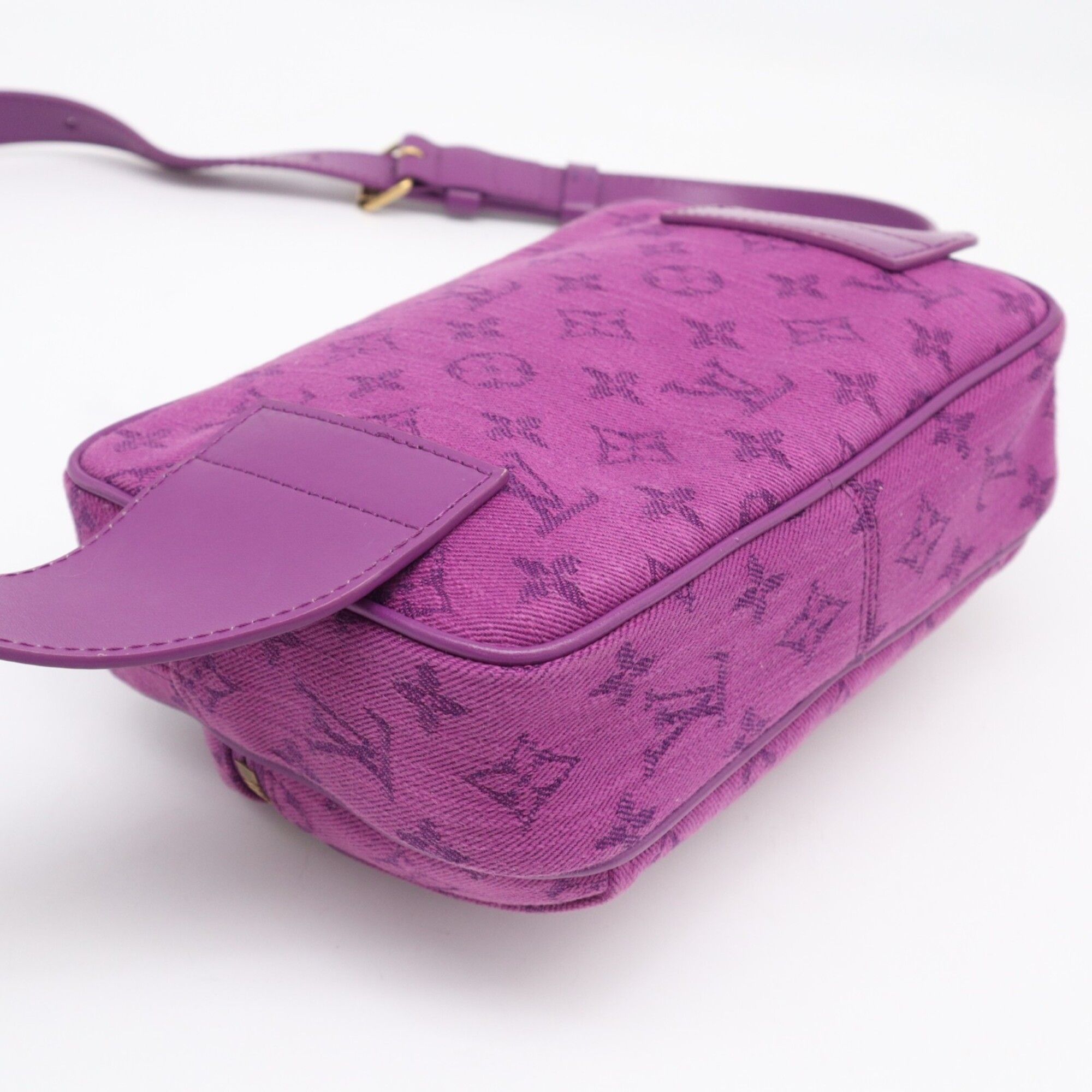 Monogram Denim Monogram Denim Shoulder Bag (Pre-Owned) - Louis Vuitton - Modalova