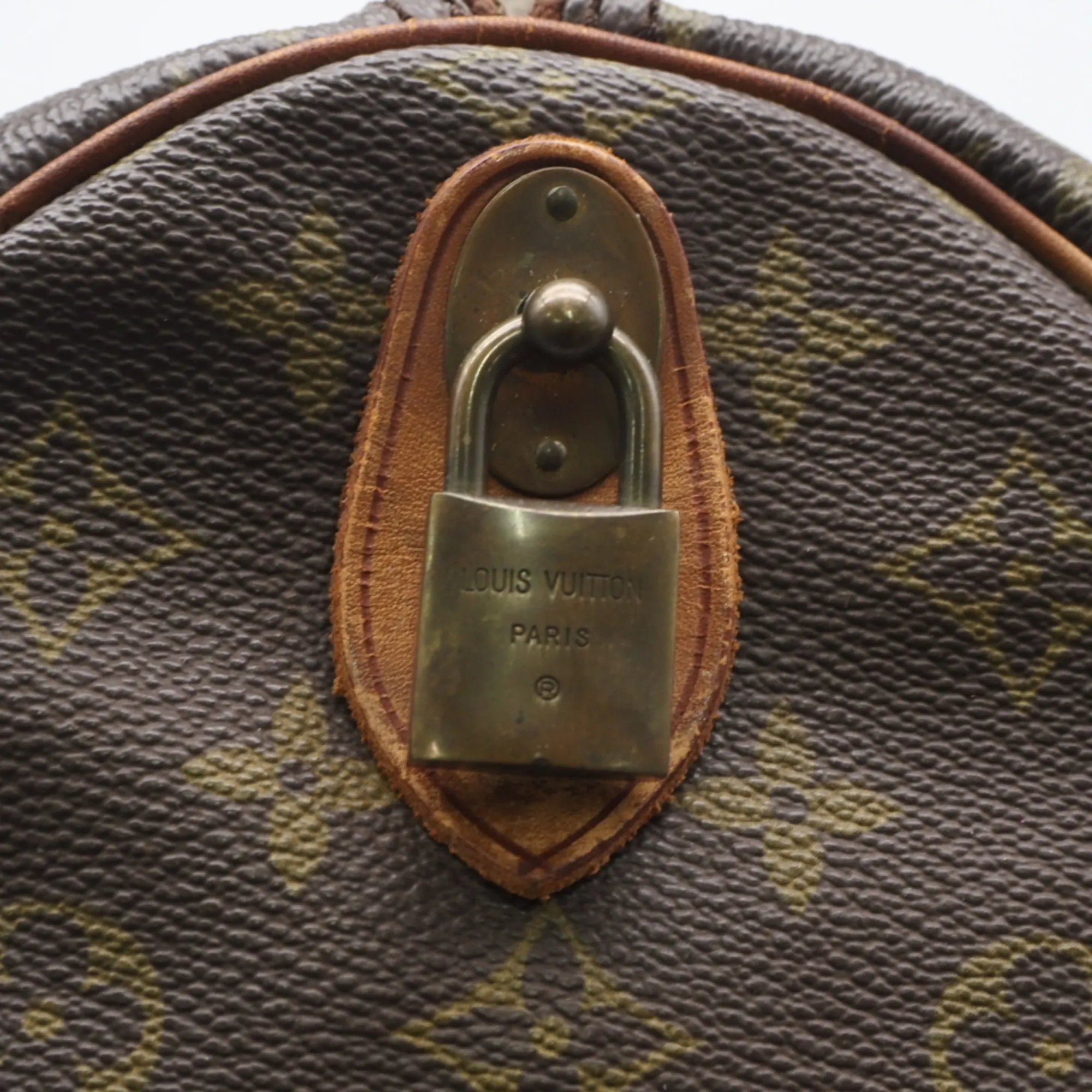 Coated Canvas Leather Boston Bag (Pre-Owned) - Louis Vuitton - Modalova