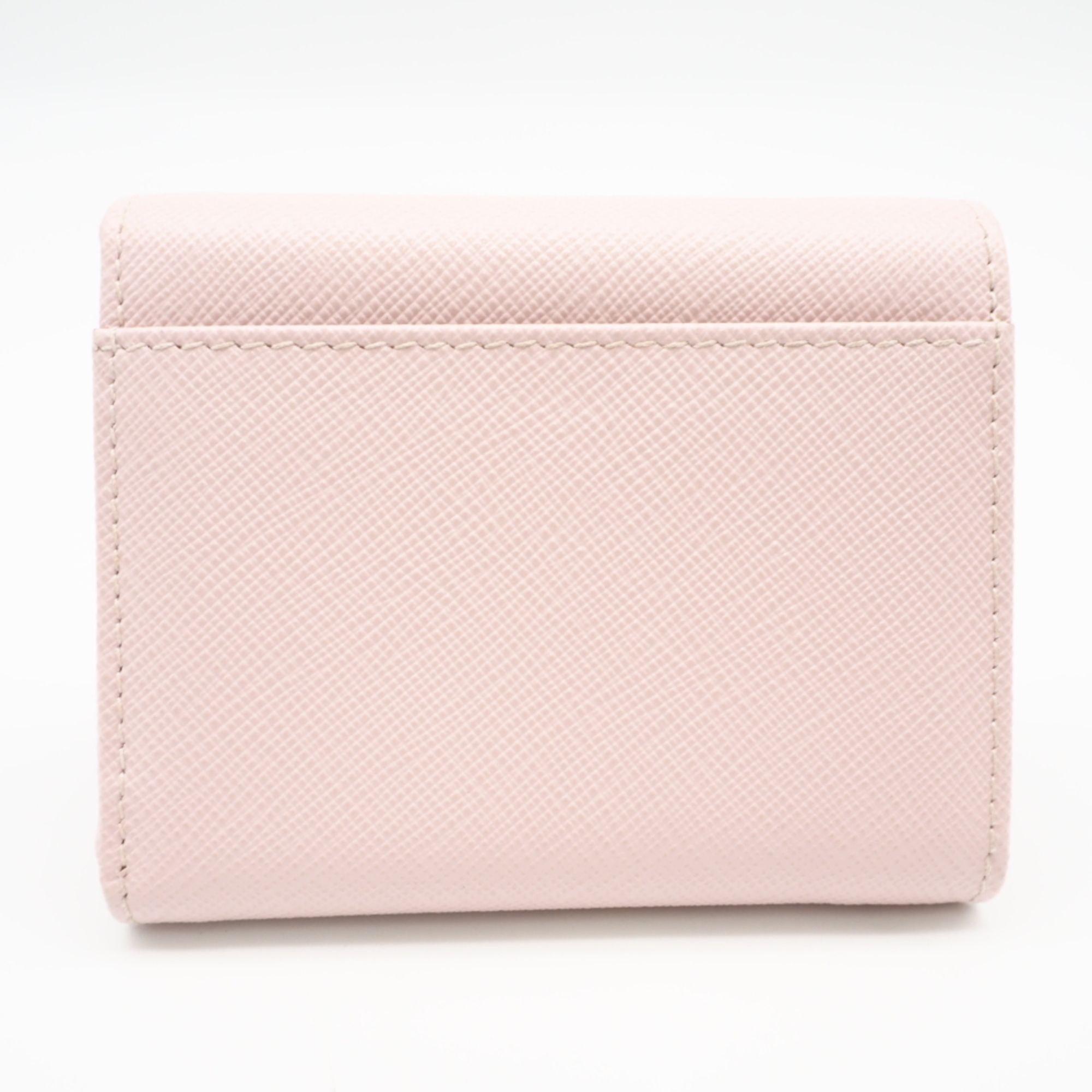 Saffiano Triangle Wallet (Tri-Fold) (Pre-Owned) - Prada - Modalova