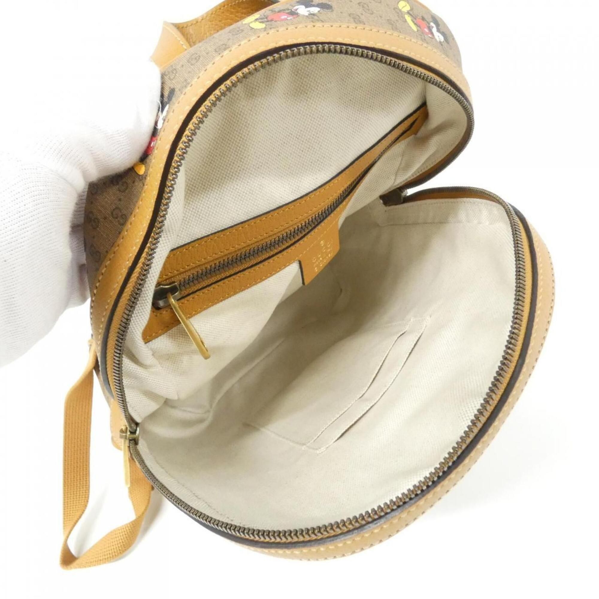 Gg Supreme Leather Backpack (Pre-Owned) - Gucci - Modalova