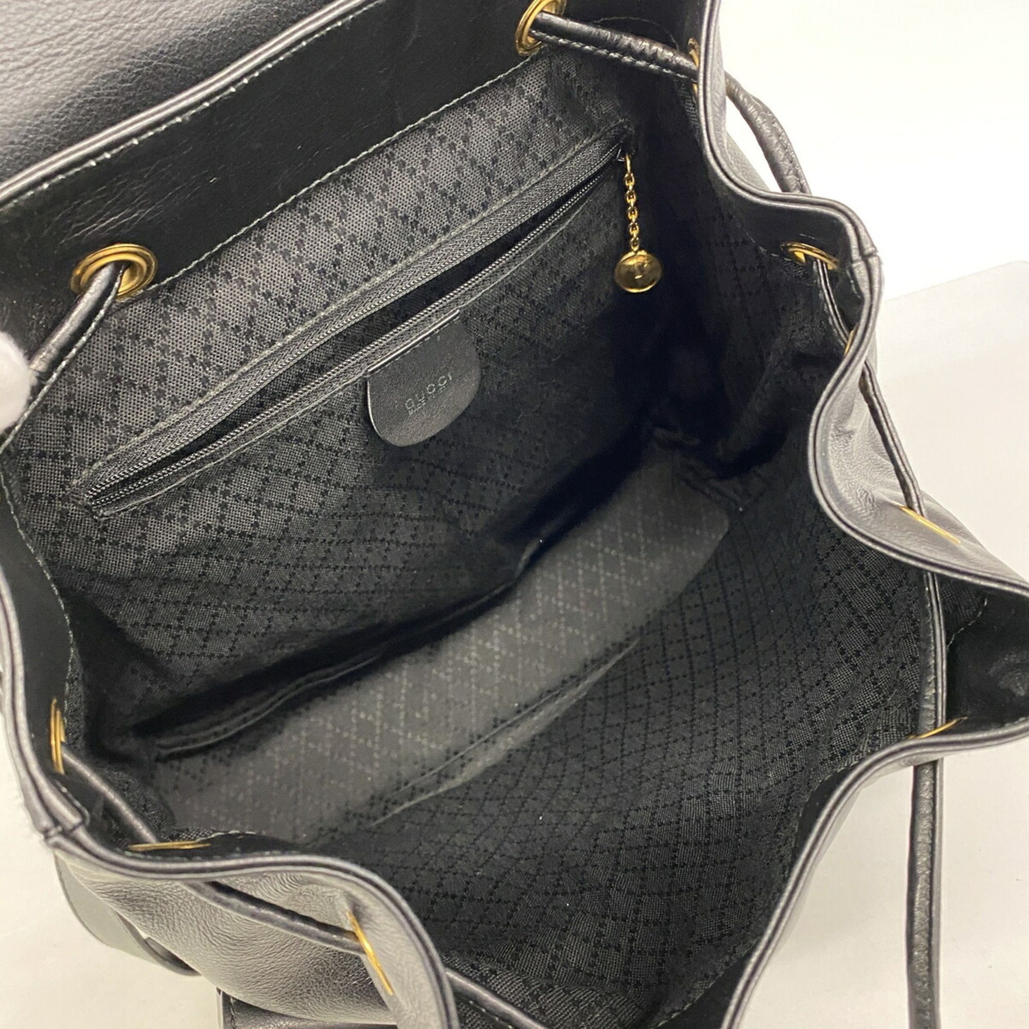 Leather Backpack (Pre-Owned) - Gucci - Modalova