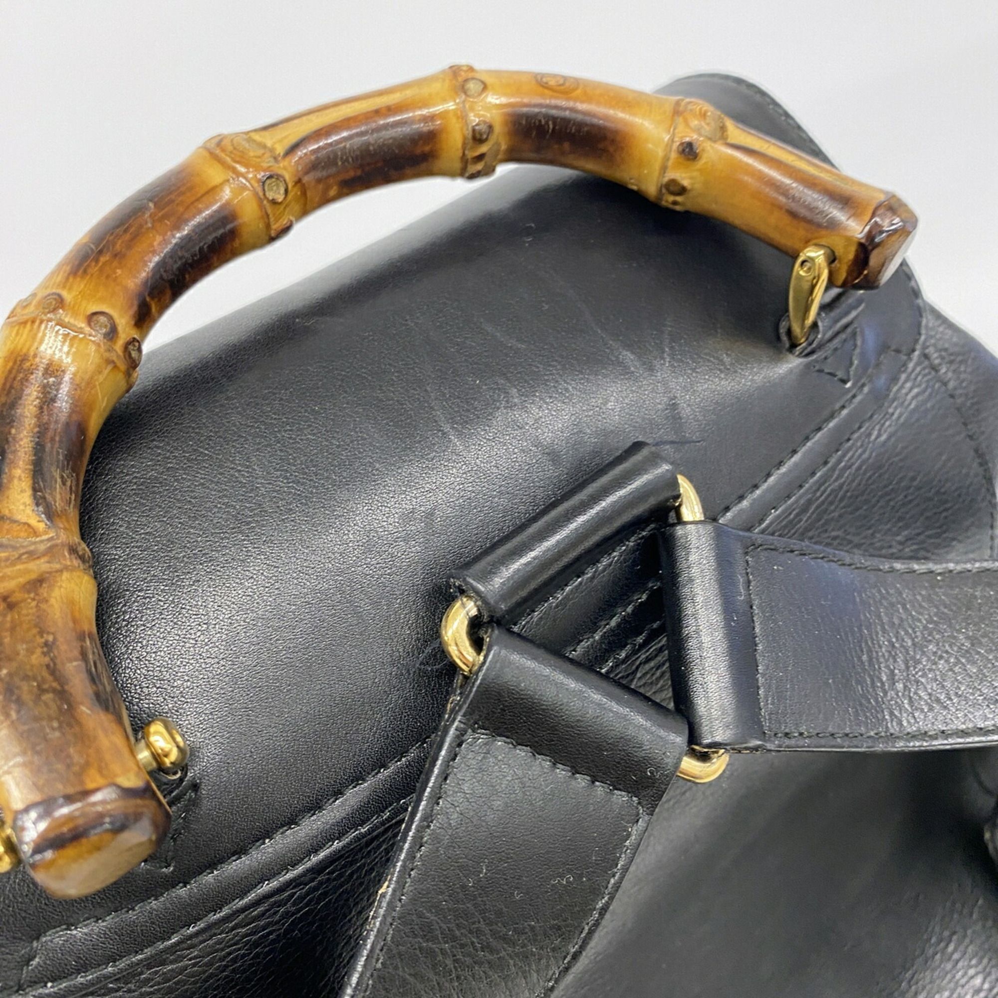Leather Backpack (Pre-Owned) - Gucci - Modalova