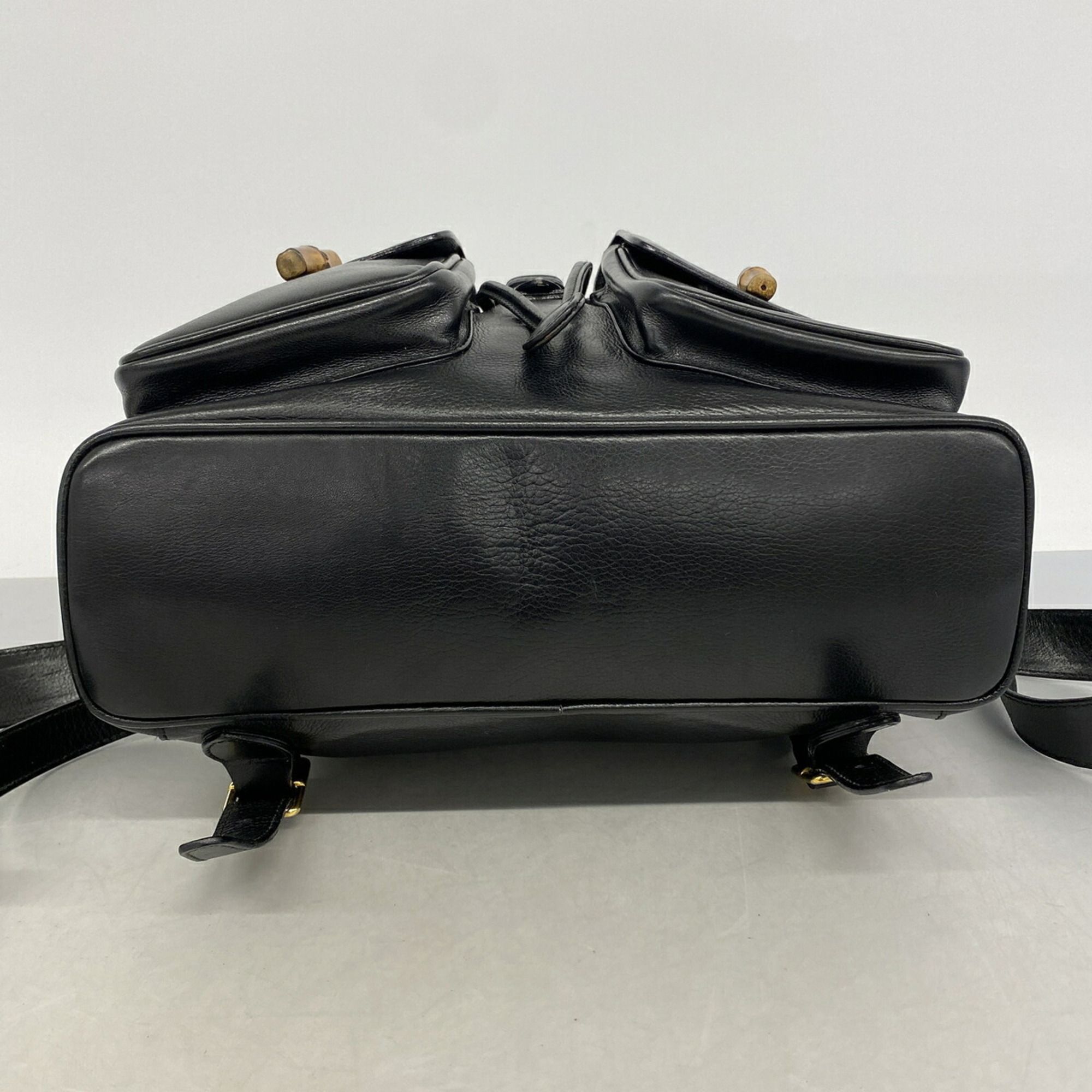 Leather Backpack (Pre-Owned) - Gucci - Modalova