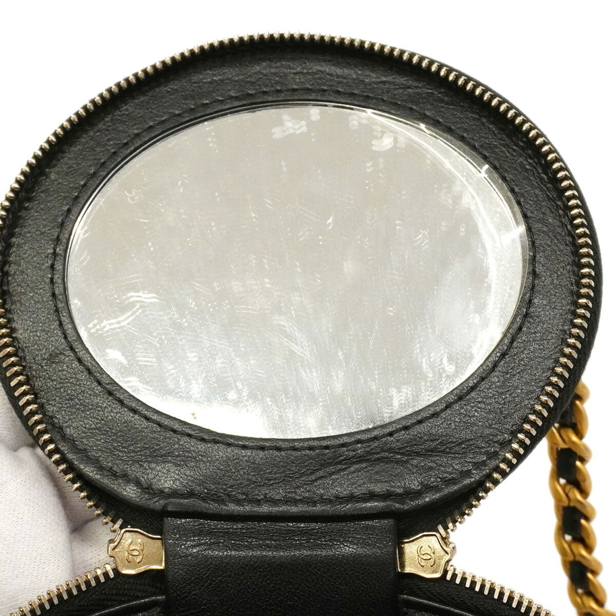 Leather Vanity Bag (Pre-Owned) - Chanel - Modalova