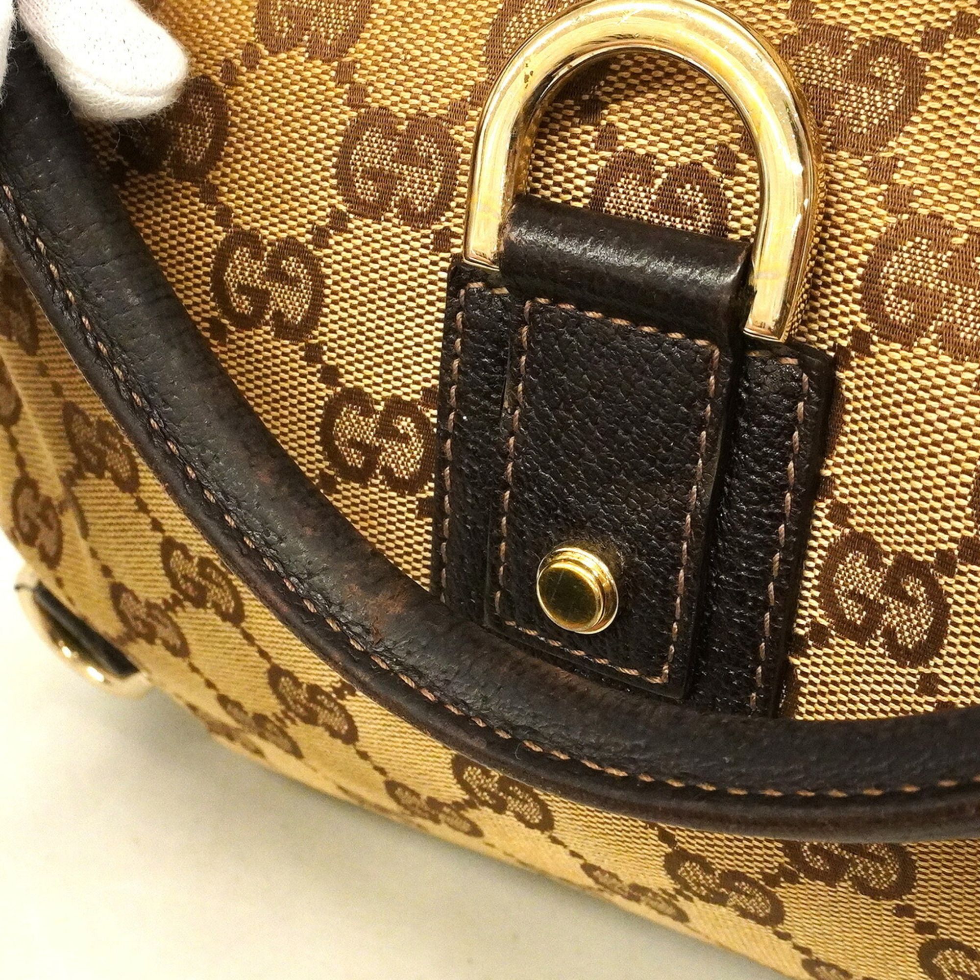 Canvas Shoulder Bag (Pre-Owned) - Gucci - Modalova
