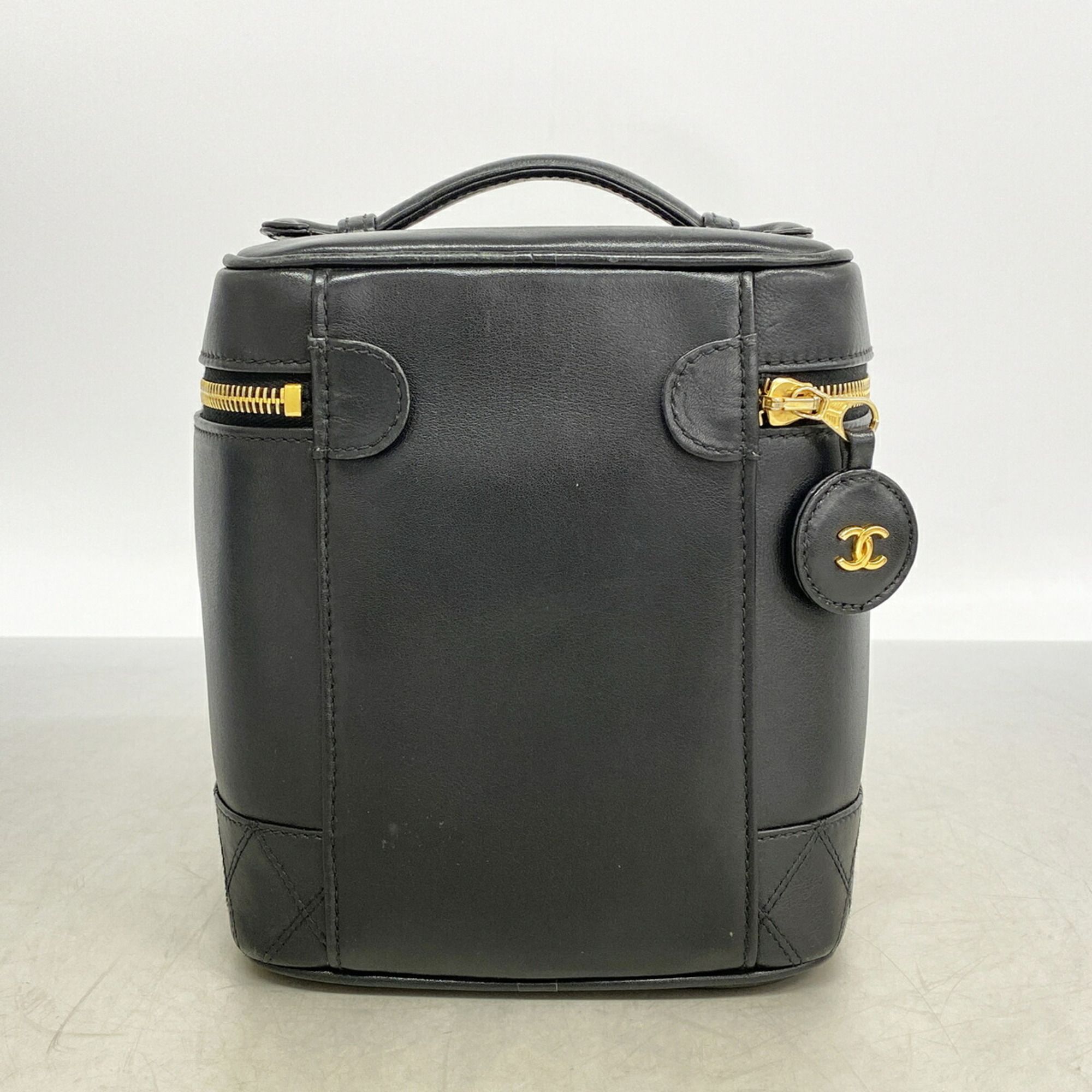 Leather Vanity Bag (Pre-Owned) - Chanel - Modalova