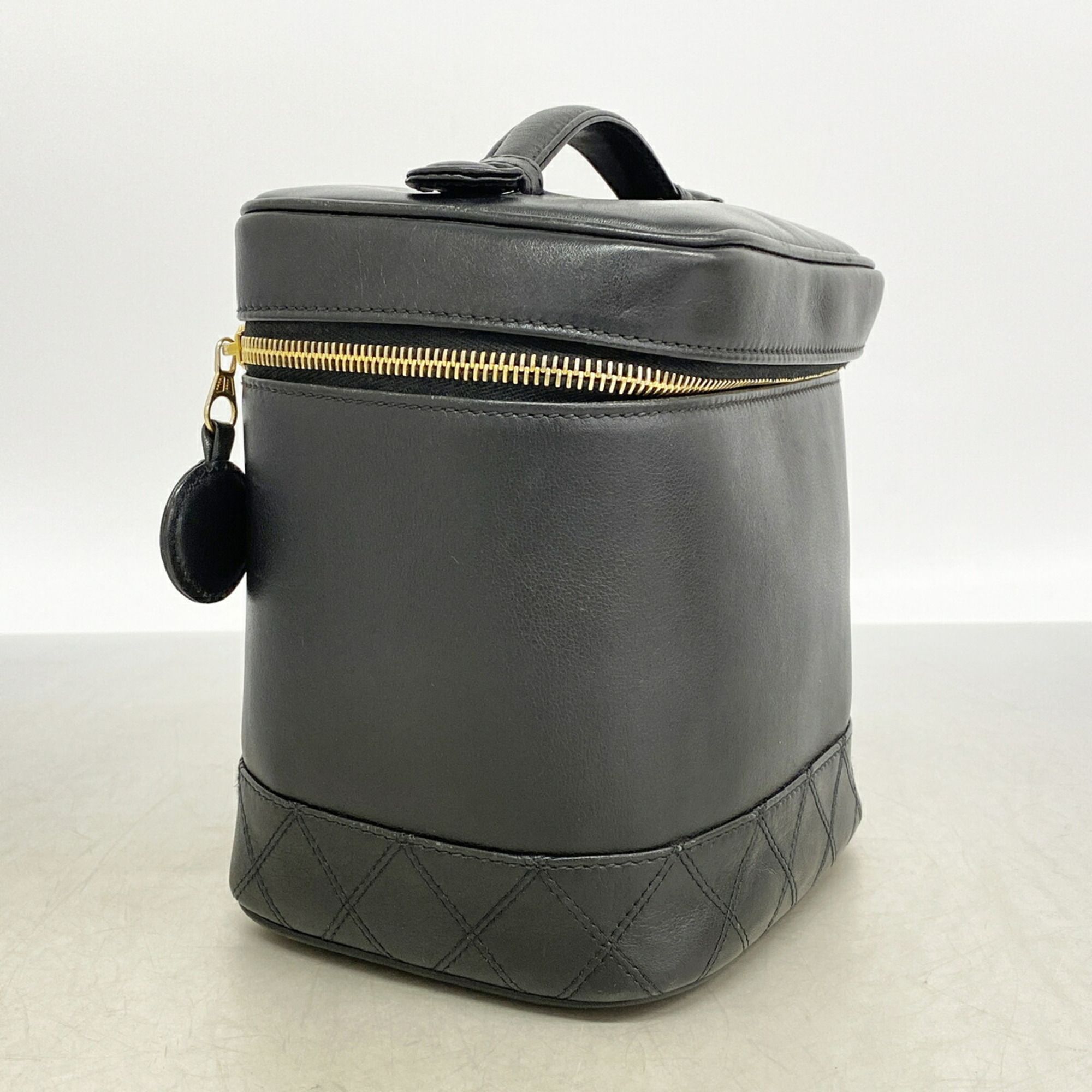Leather Vanity Bag (Pre-Owned) - Chanel - Modalova