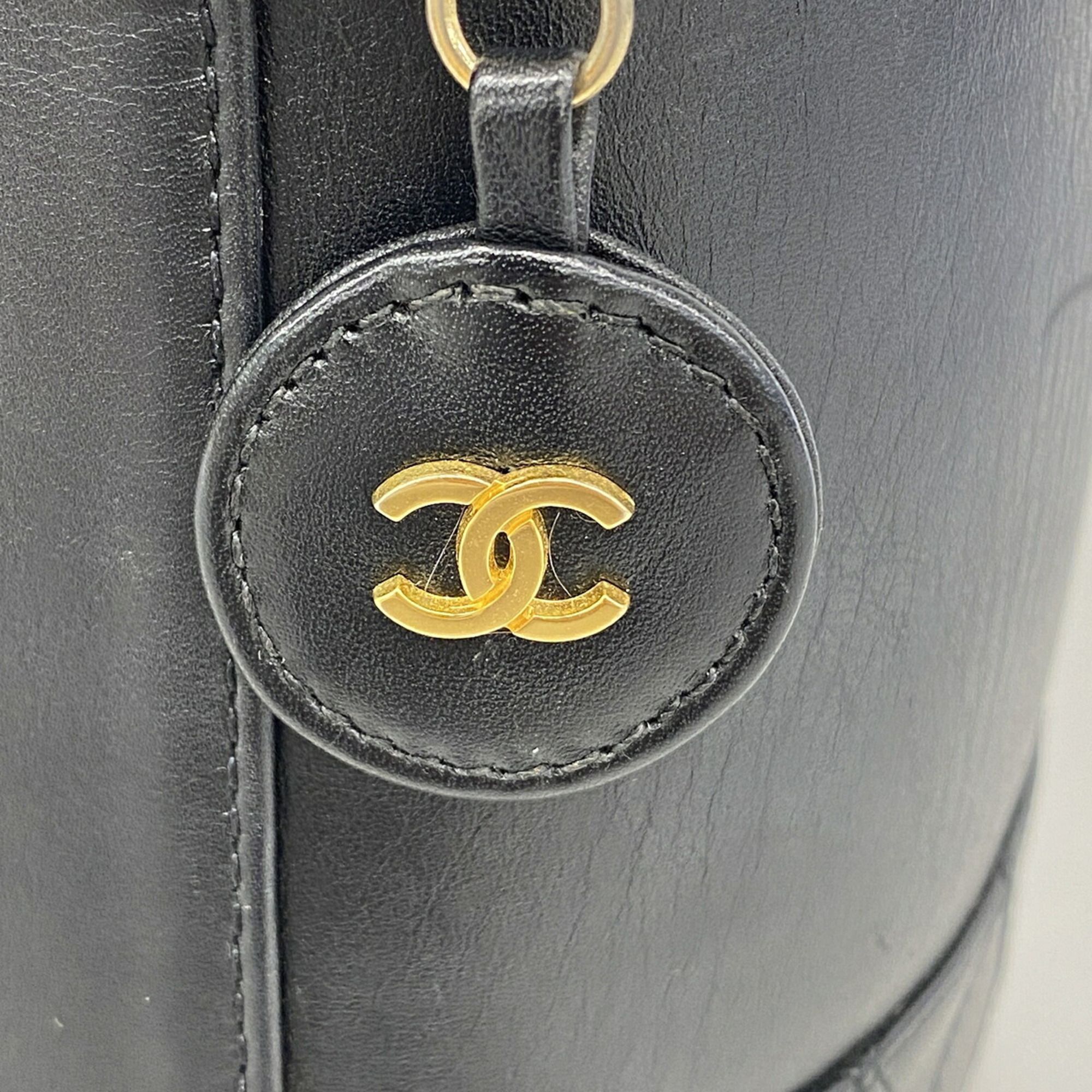 Leather Vanity Bag (Pre-Owned) - Chanel - Modalova