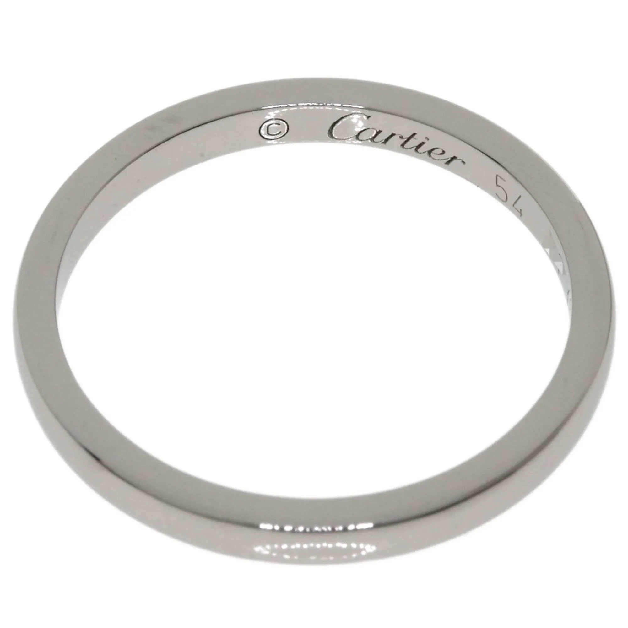 Platinum 950 Band Ring (Pre-Owned) - Cartier - Modalova