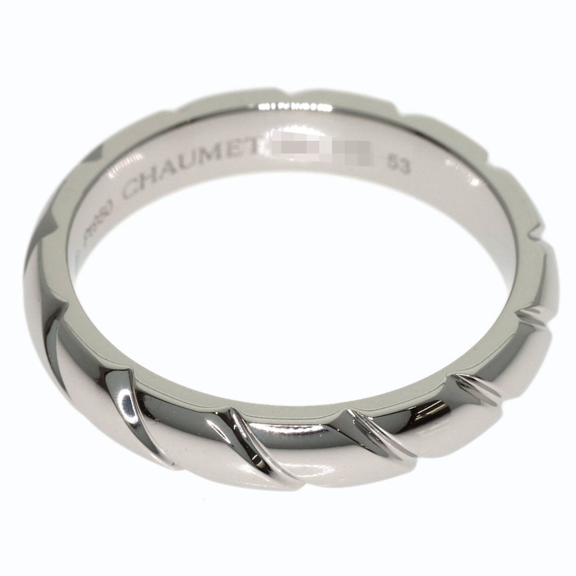 Platinum 950 Band Ring (Pre-Owned) - Chaumet - Modalova