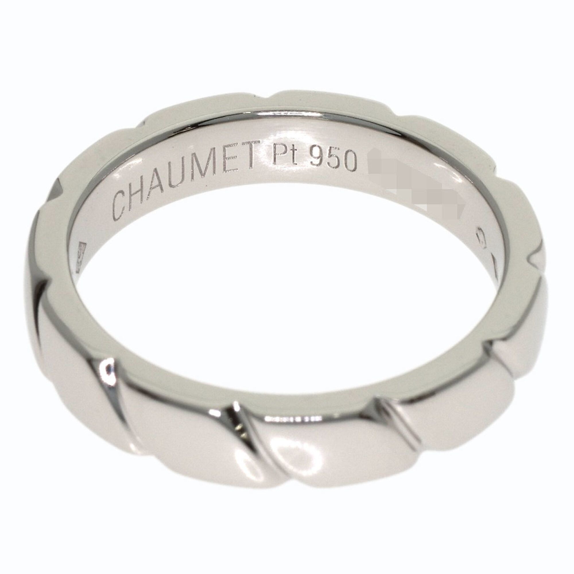 Platinum 950 Band Ring (Pre-Owned) - Chaumet - Modalova