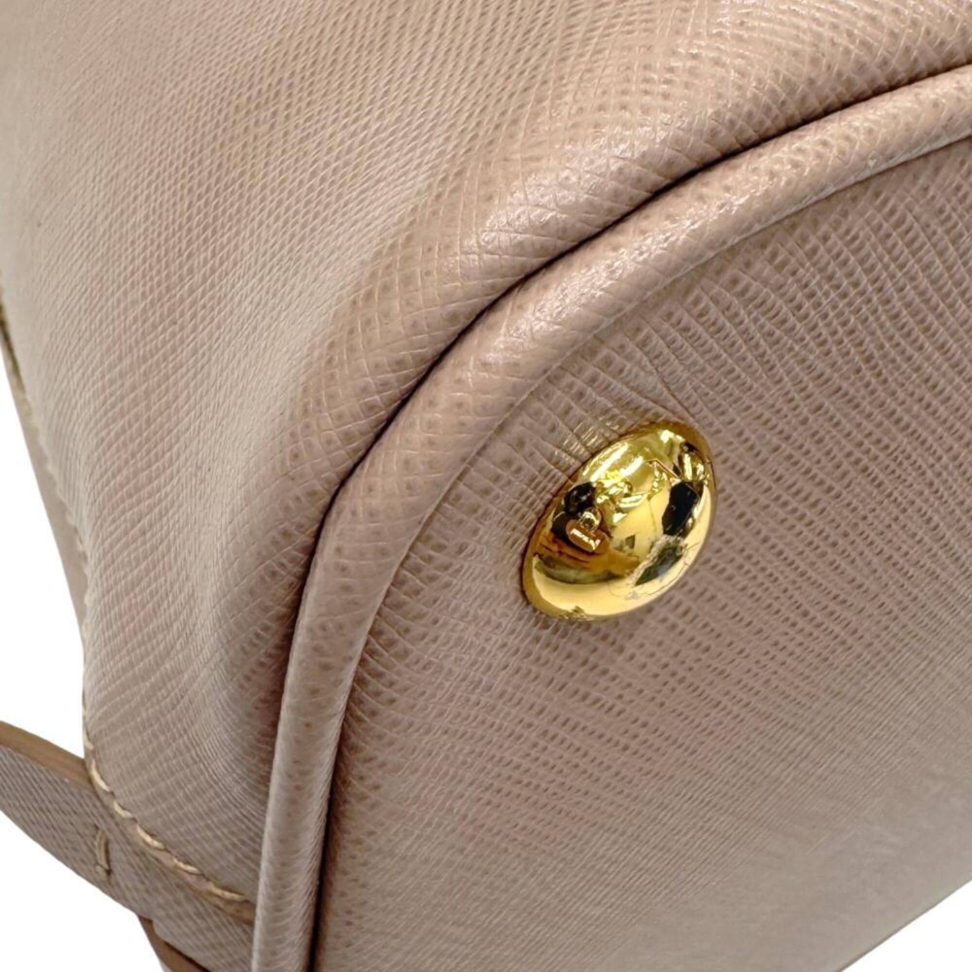 Saffiano Leather Handbag Shoulder Bag (Pre-Owned) - Prada - Modalova