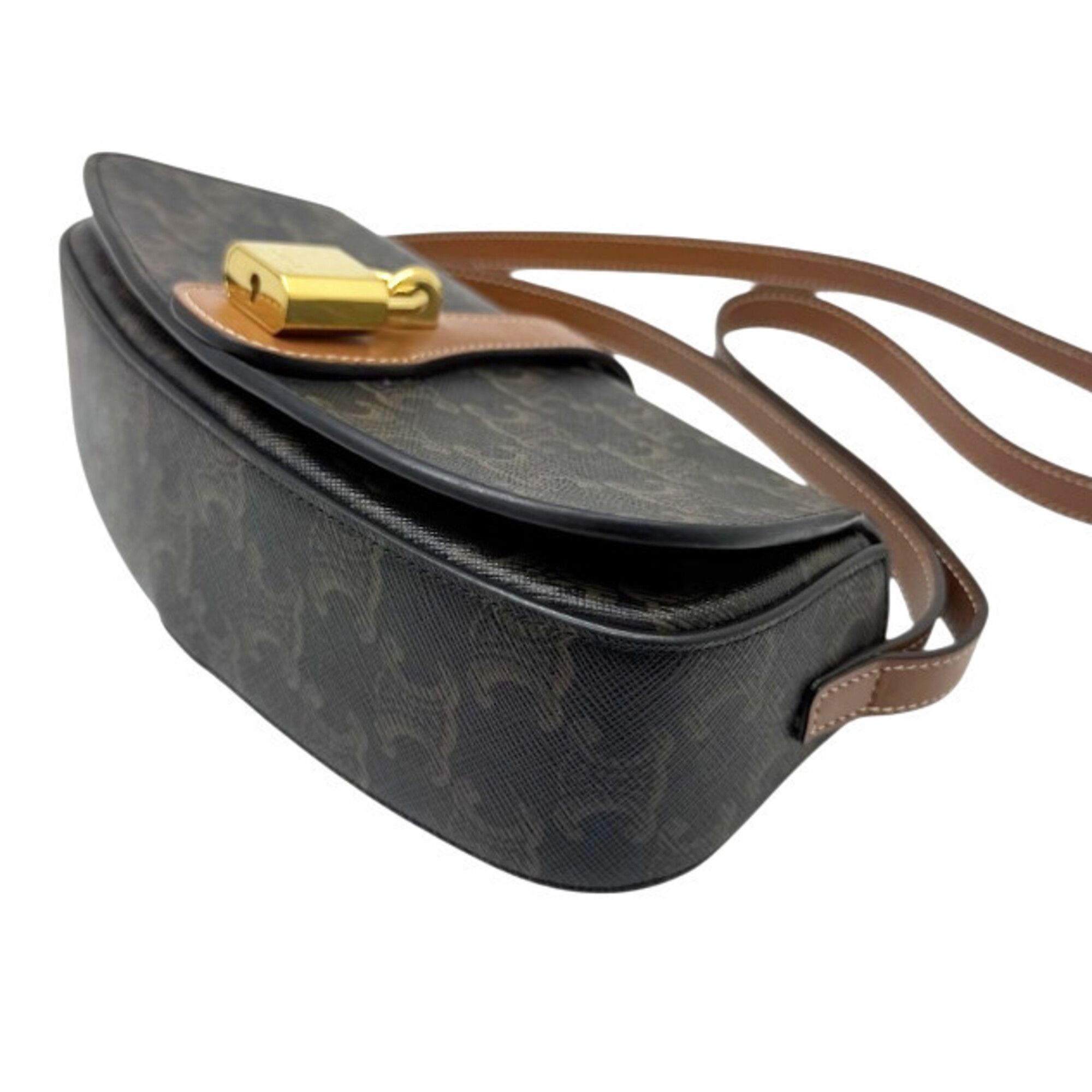 Coated Canvas Leather Handbag Shoulder Bag (Pre-Owned) - Celine - Modalova