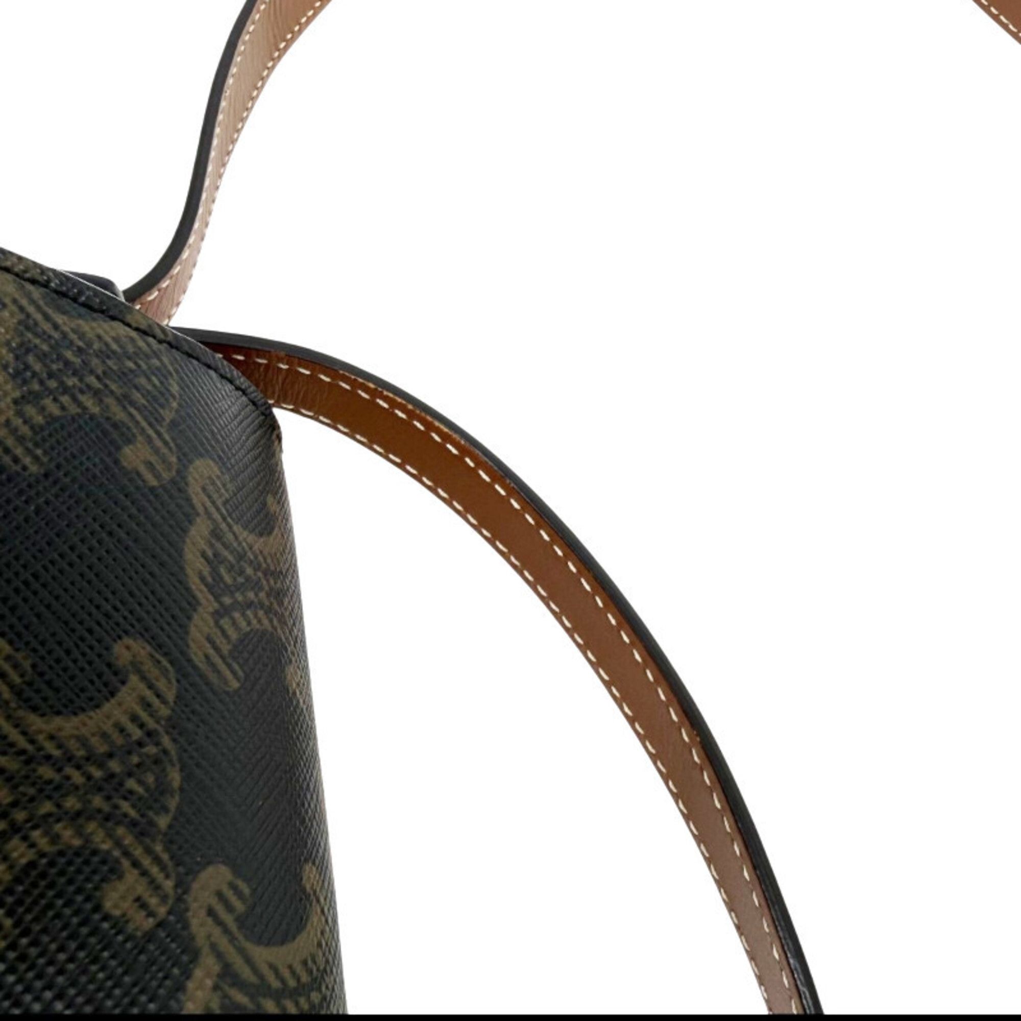 Coated Canvas Leather Handbag Shoulder Bag (Pre-Owned) - Celine - Modalova