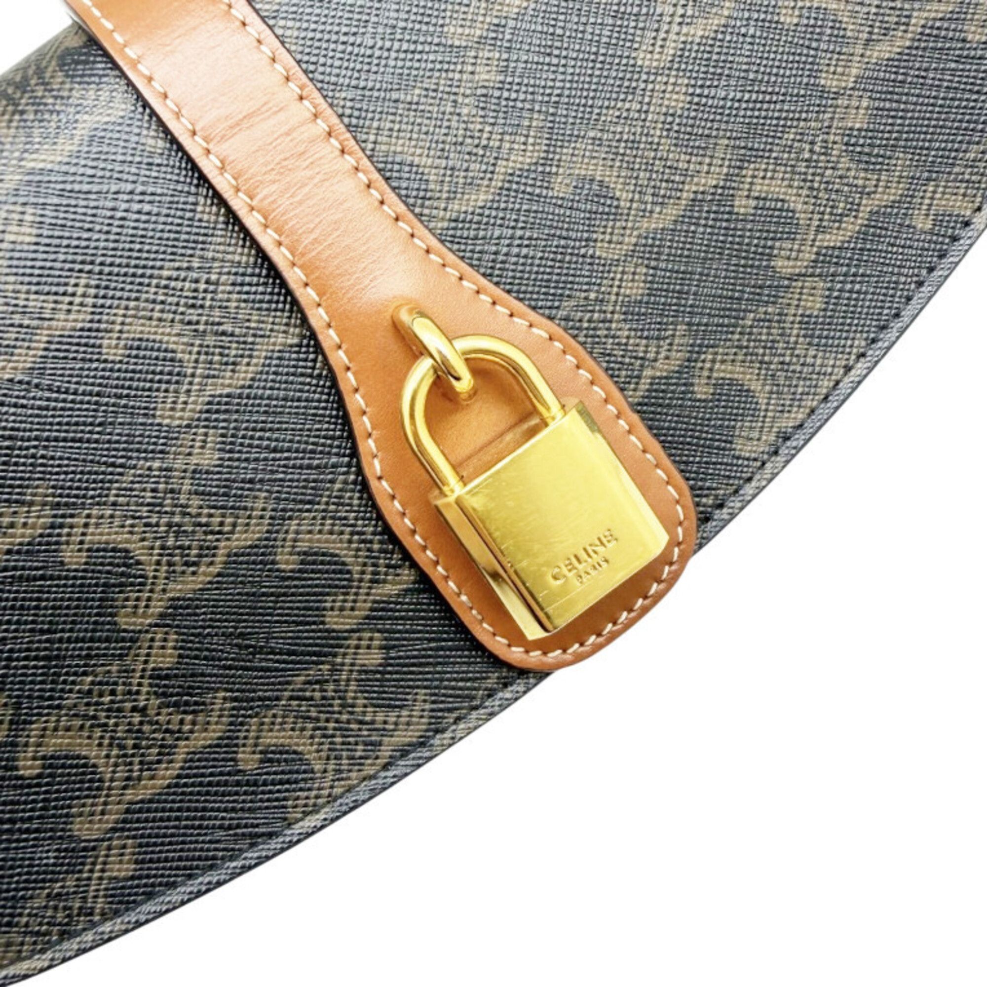 Coated Canvas Leather Handbag Shoulder Bag (Pre-Owned) - Celine - Modalova