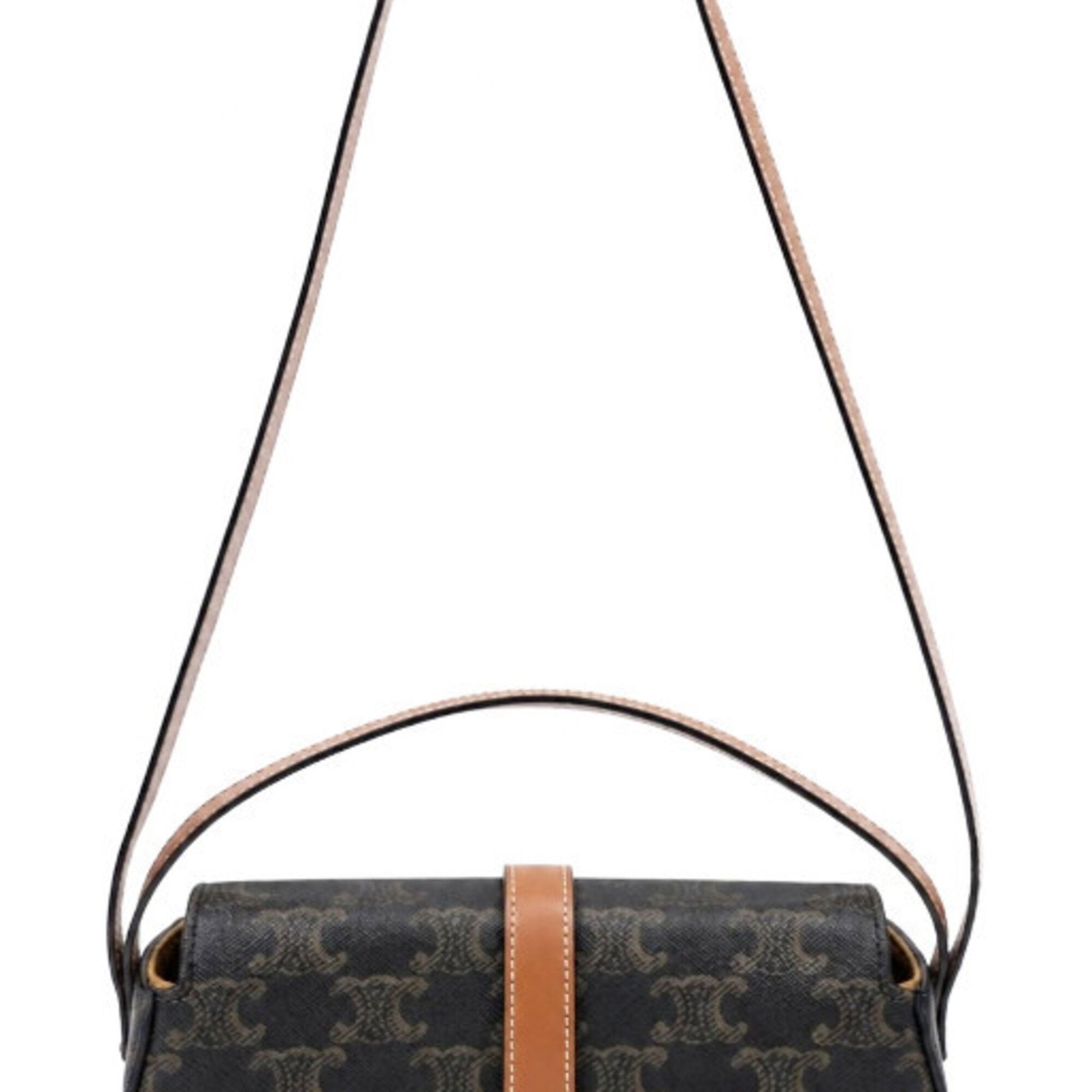 Coated Canvas Leather Handbag Shoulder Bag (Pre-Owned) - Celine - Modalova