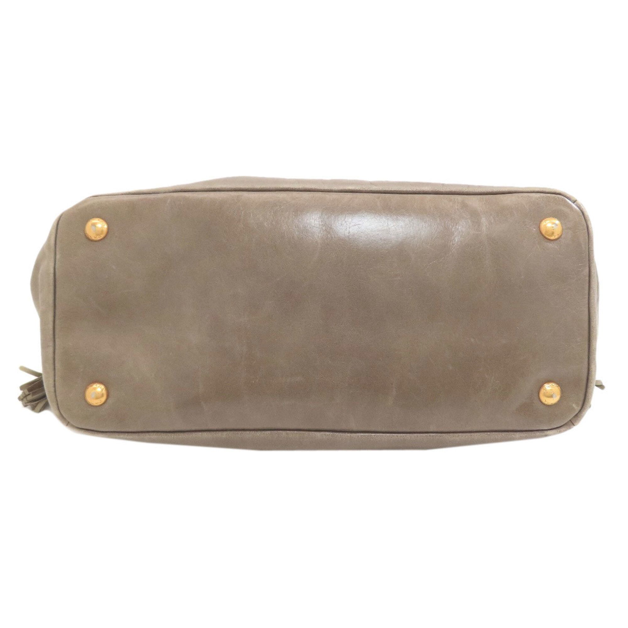 Leather Handbag (Pre-Owned) - Prada - Modalova