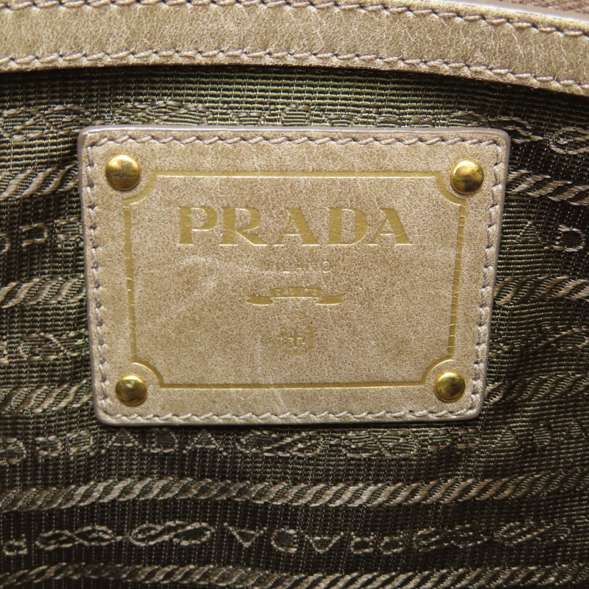 Leather Handbag (Pre-Owned) - Prada - Modalova