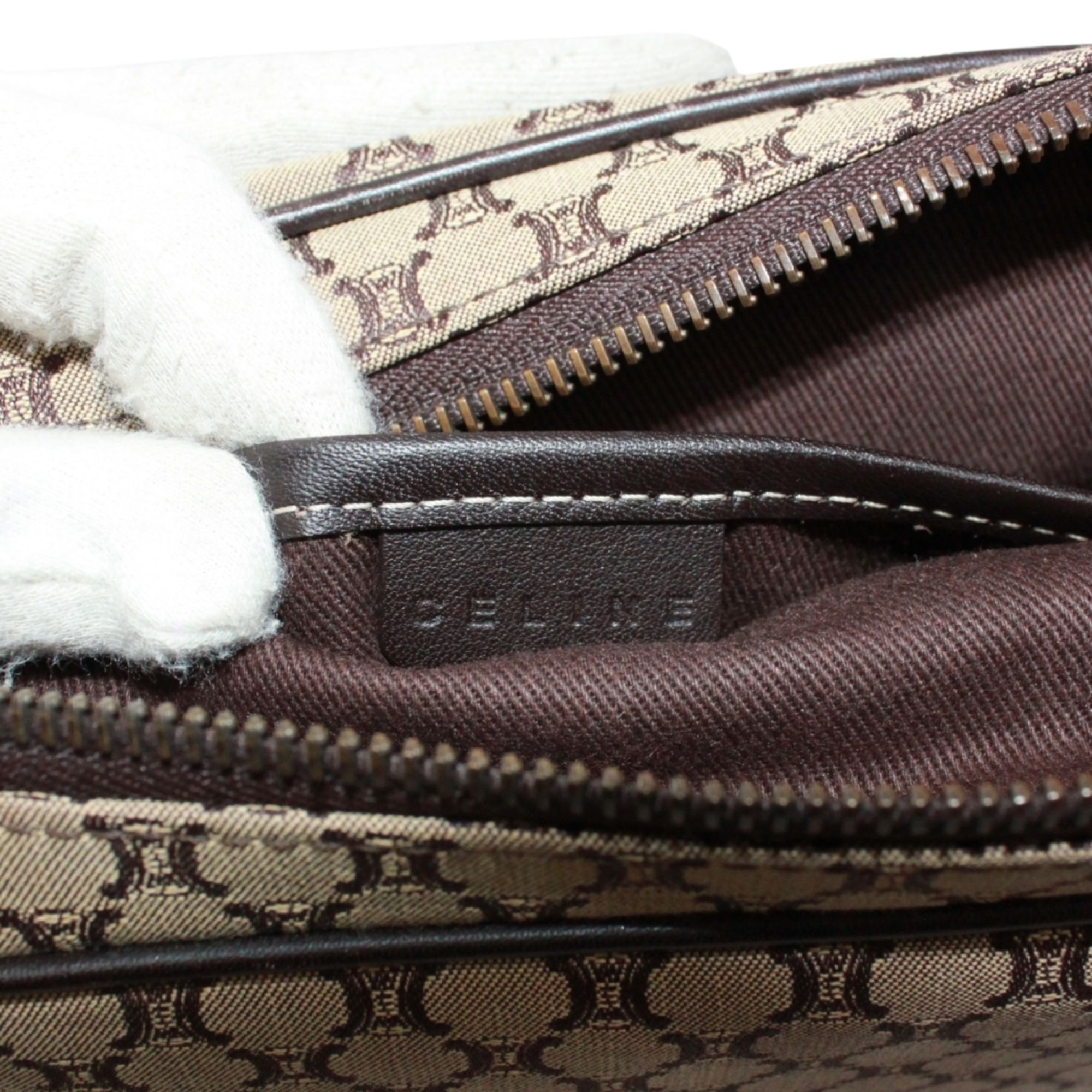 Canvas Leather Shoulder Bag (Pre-Owned) - Celine - Modalova