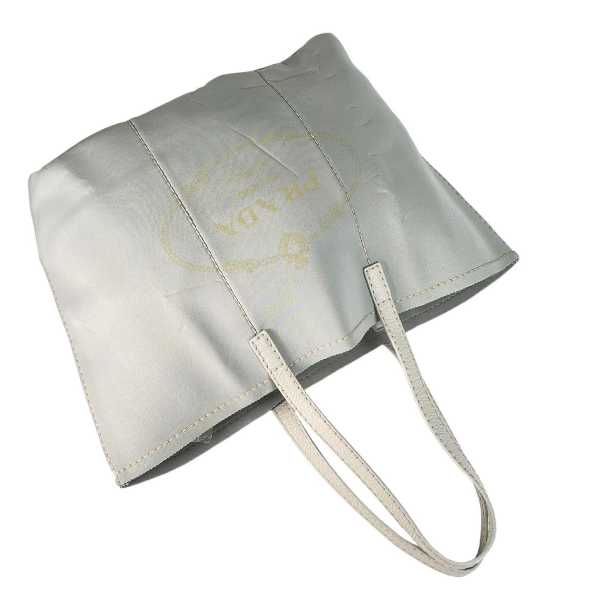 Leather Neoprene Tote Bag (Pre-Owned) - Prada - Modalova