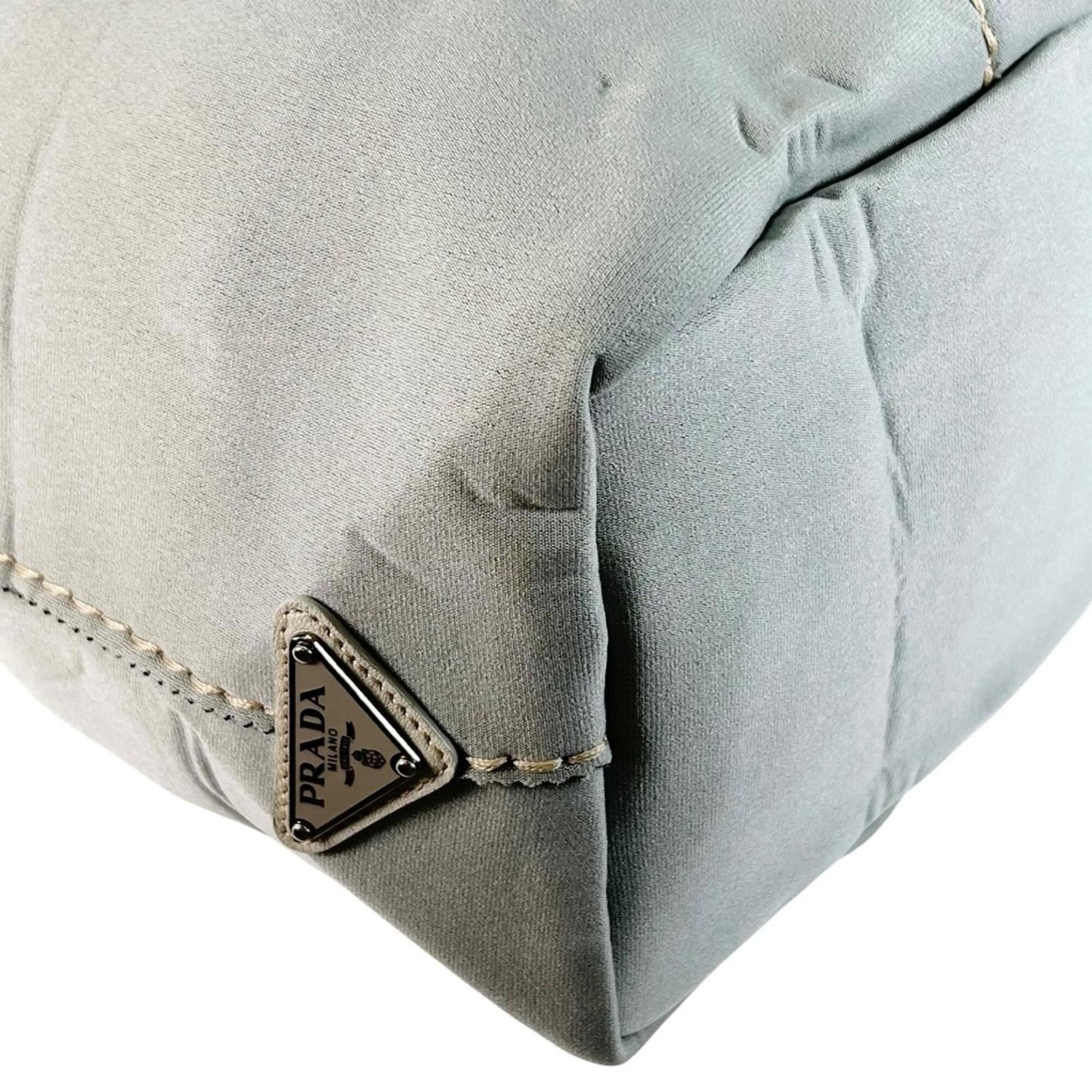 Leather Neoprene Tote Bag (Pre-Owned) - Prada - Modalova