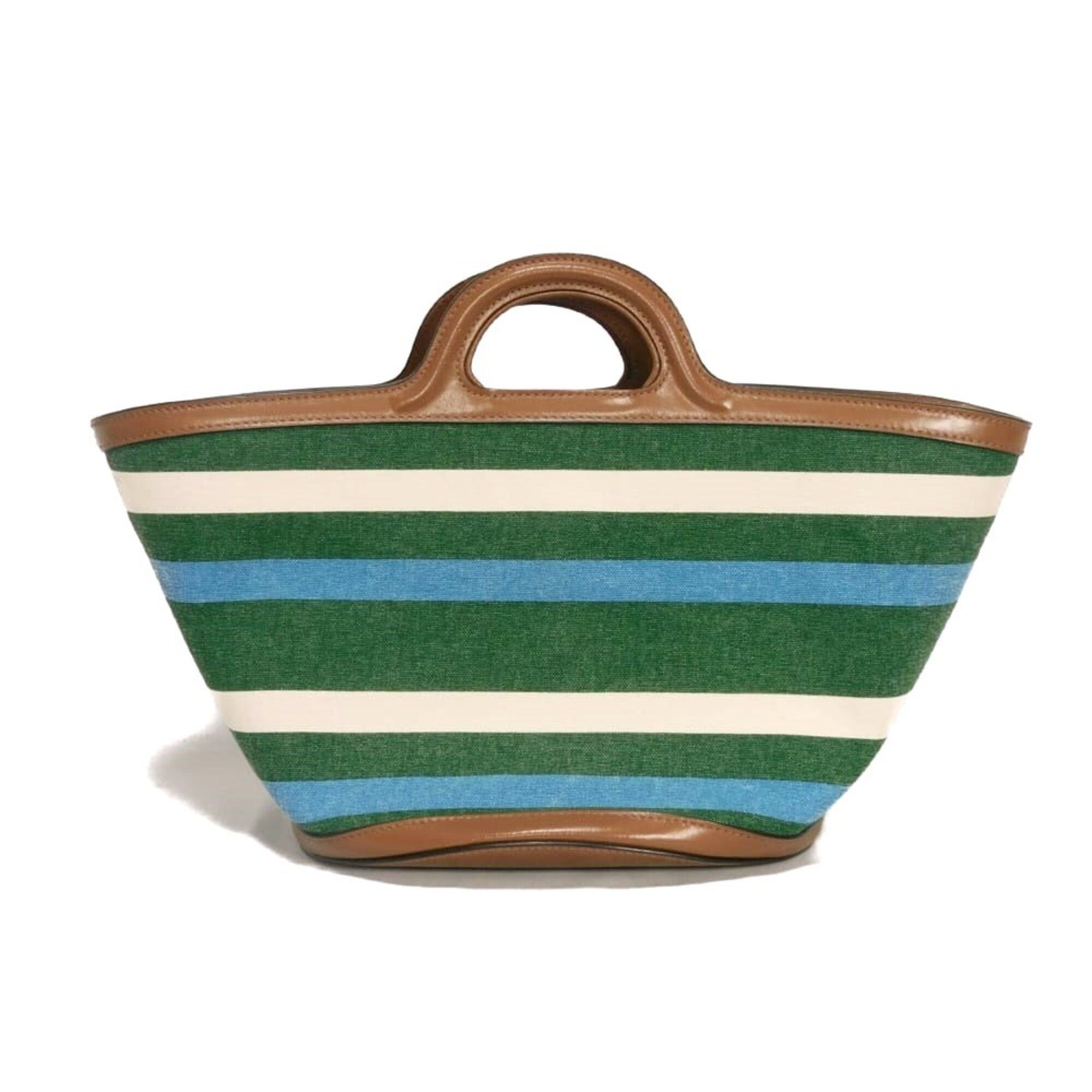 Cotton Canvas Basket Handbag (Pre-Owned) - Marni - Modalova