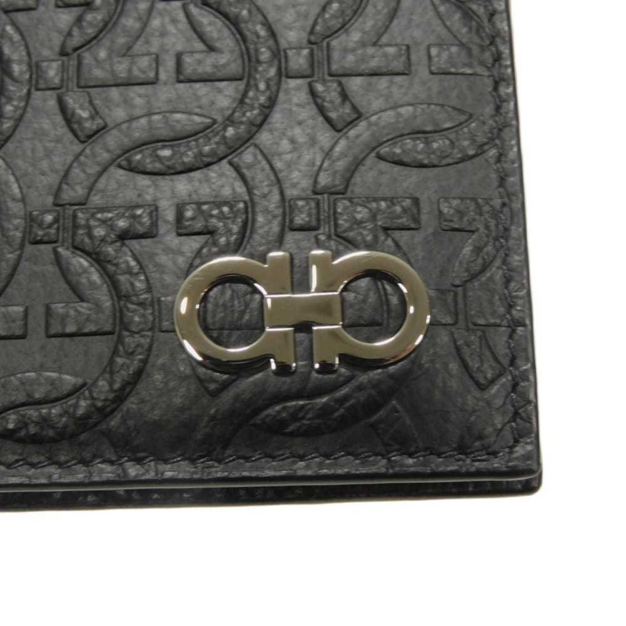 Gancini Leather Long Wallet (Bi-Fold) (Pre-Owned) - Salvatore Ferragamo - Modalova